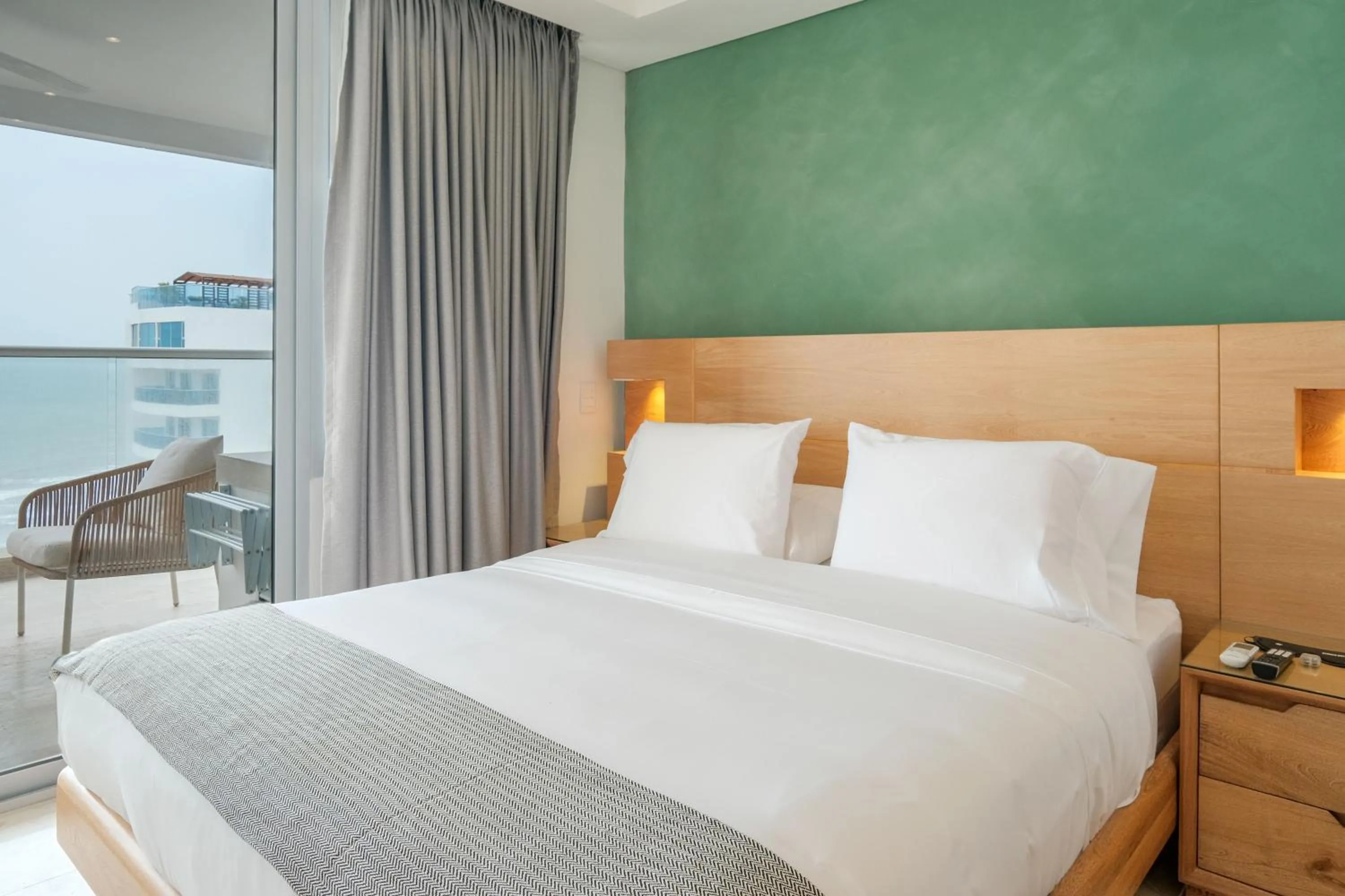 Bed in Wynwood Cartagena Beach
