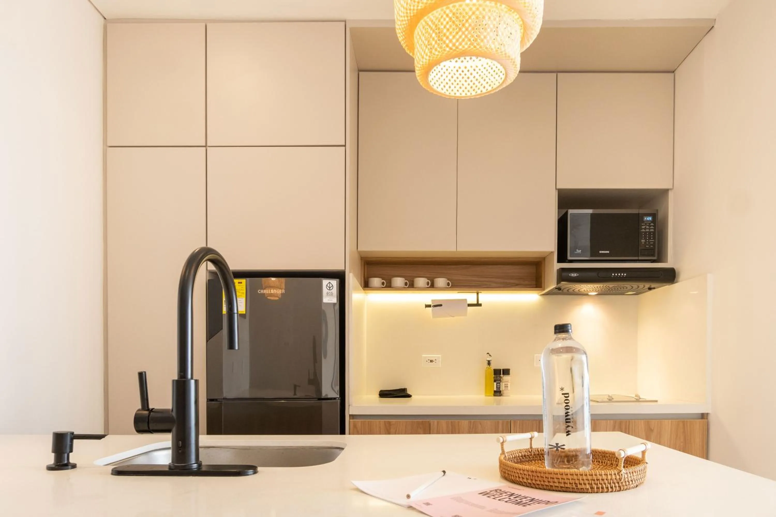 Kitchen or kitchenette in Wynwood Cartagena Beach