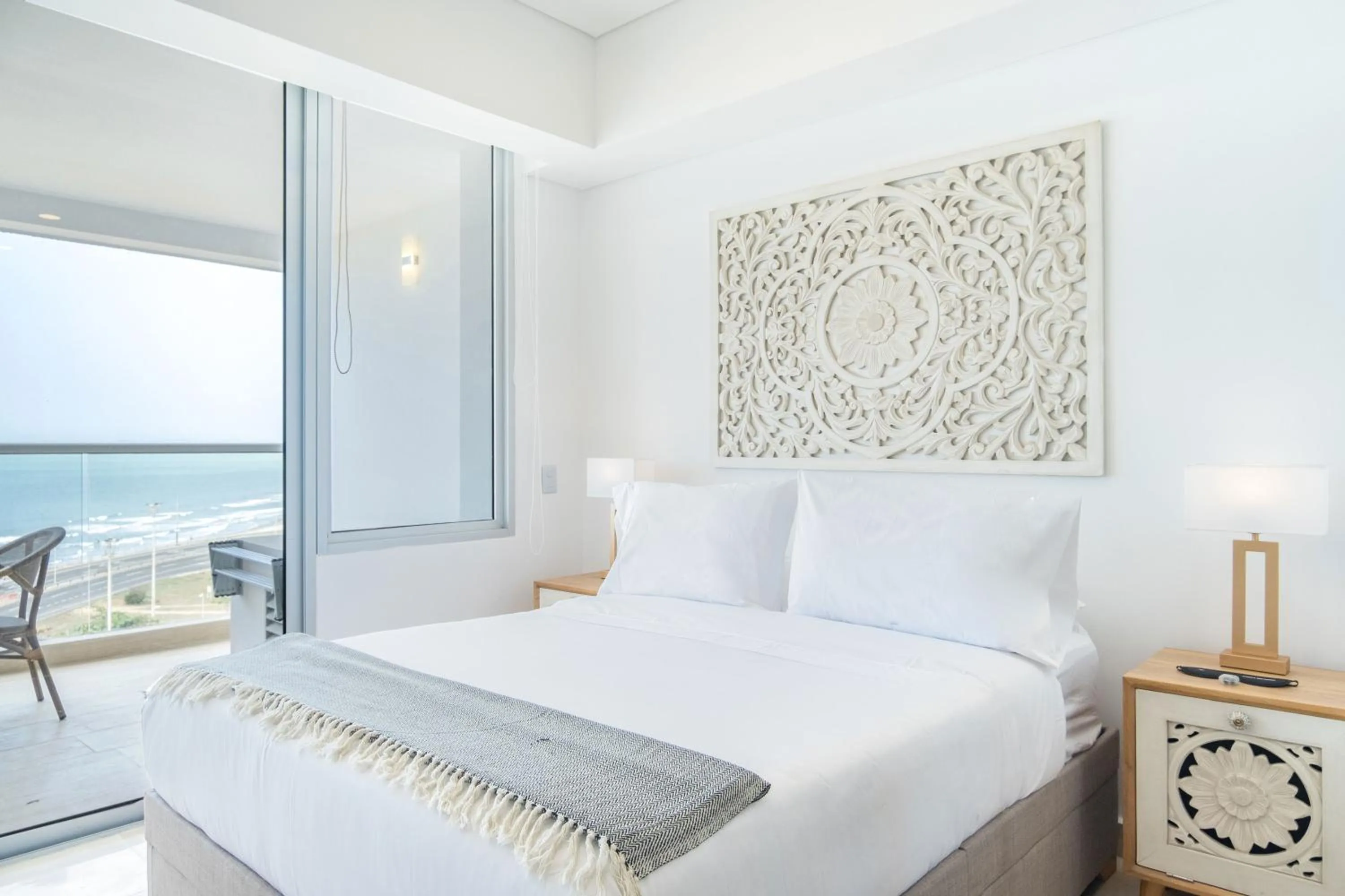 Bedroom, Bed in Wynwood Cartagena Beach