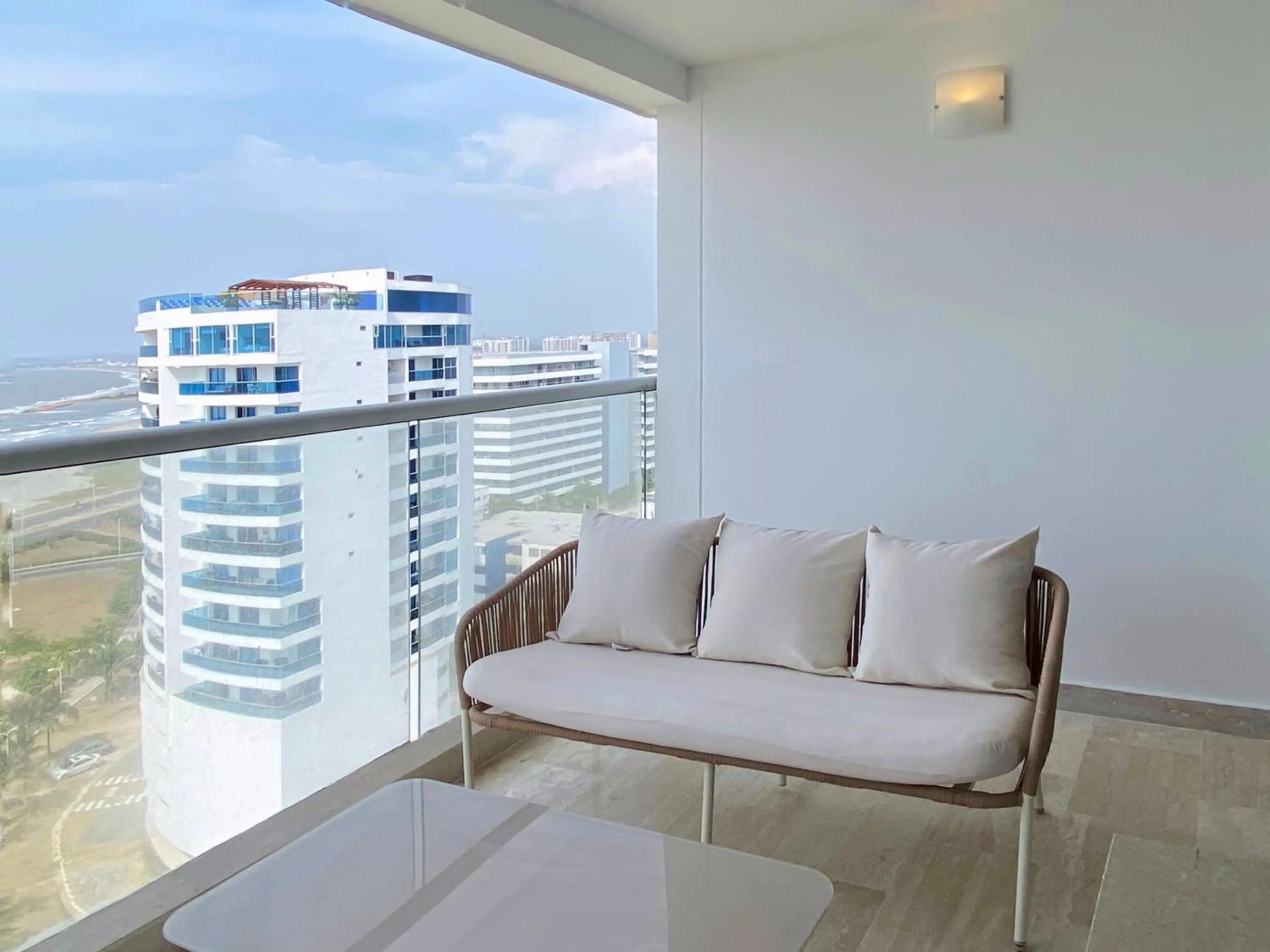 Balcony/Terrace in Wynwood Cartagena Beach