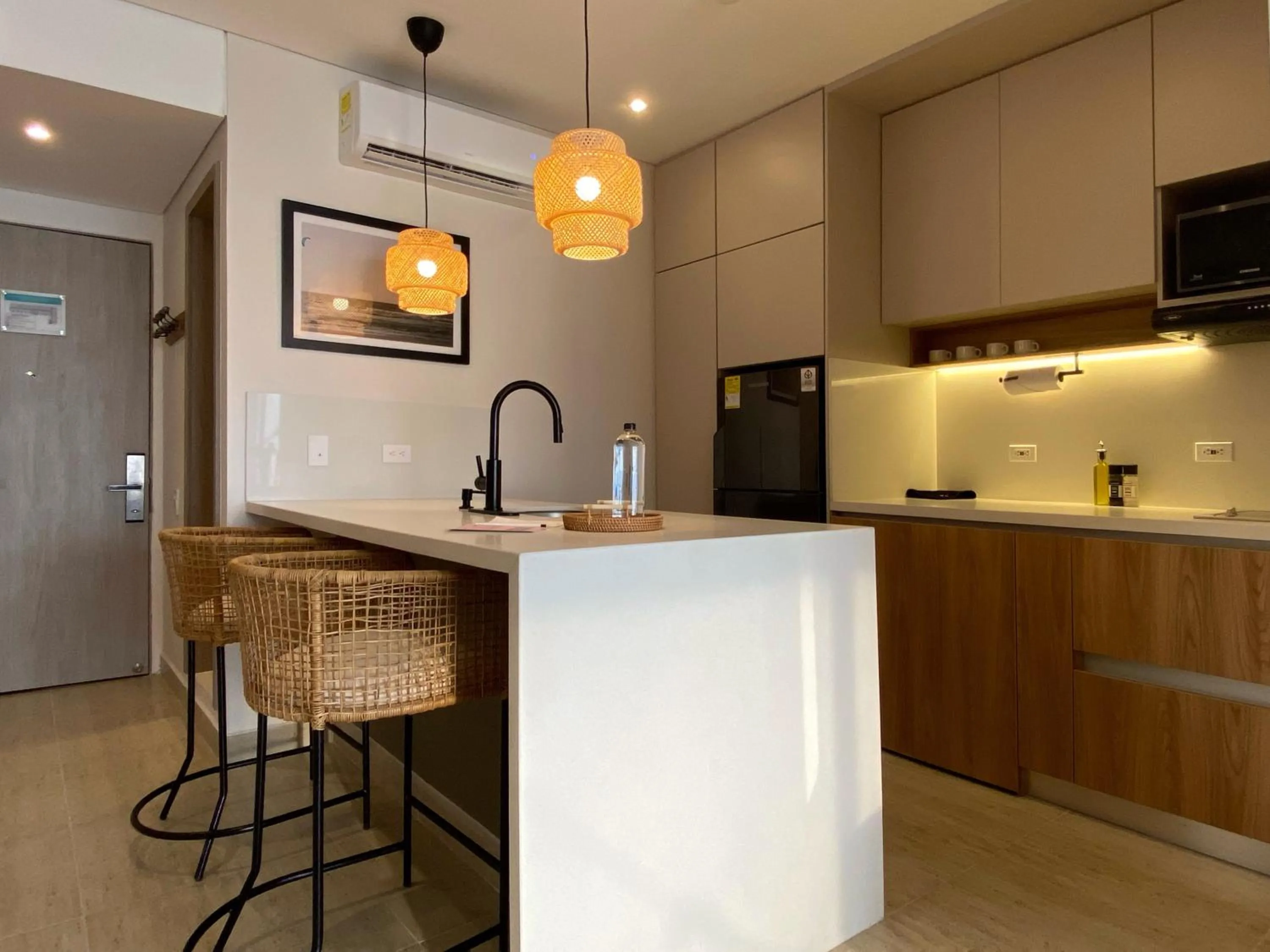 Kitchen or kitchenette in Wynwood Cartagena Beach