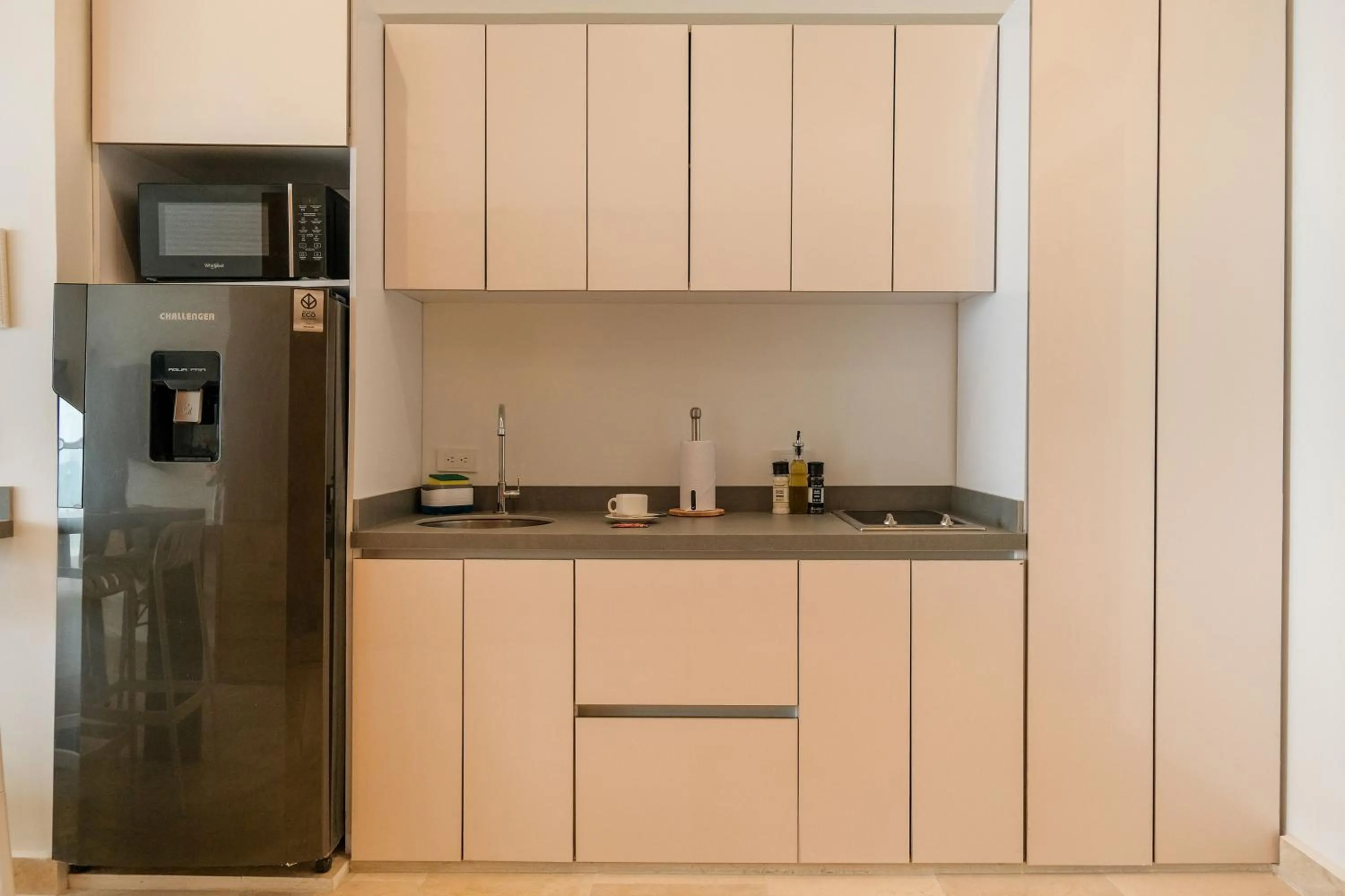 Kitchen or kitchenette in Wynwood Cartagena Beach