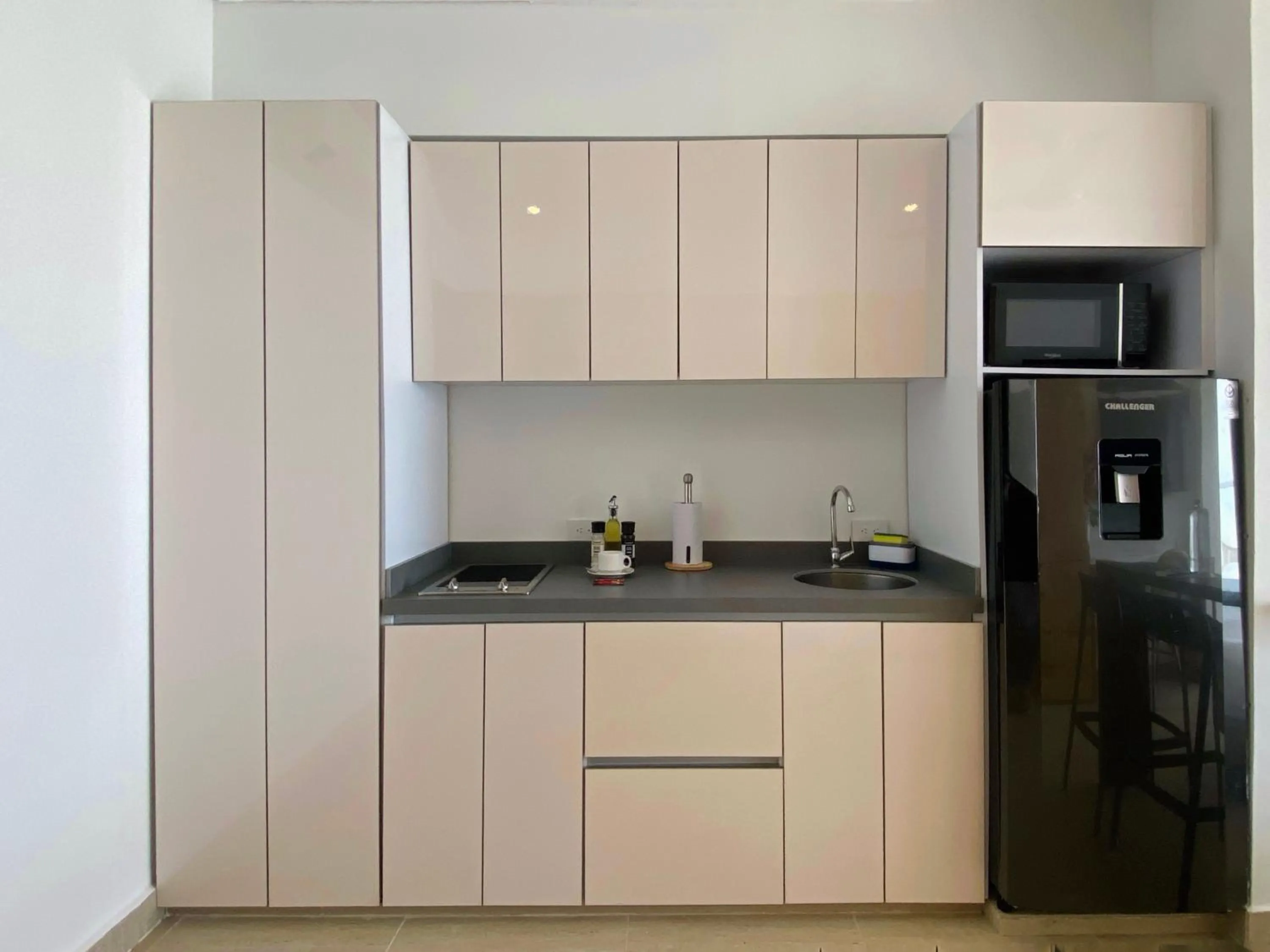 Kitchen or kitchenette in Wynwood Cartagena Beach