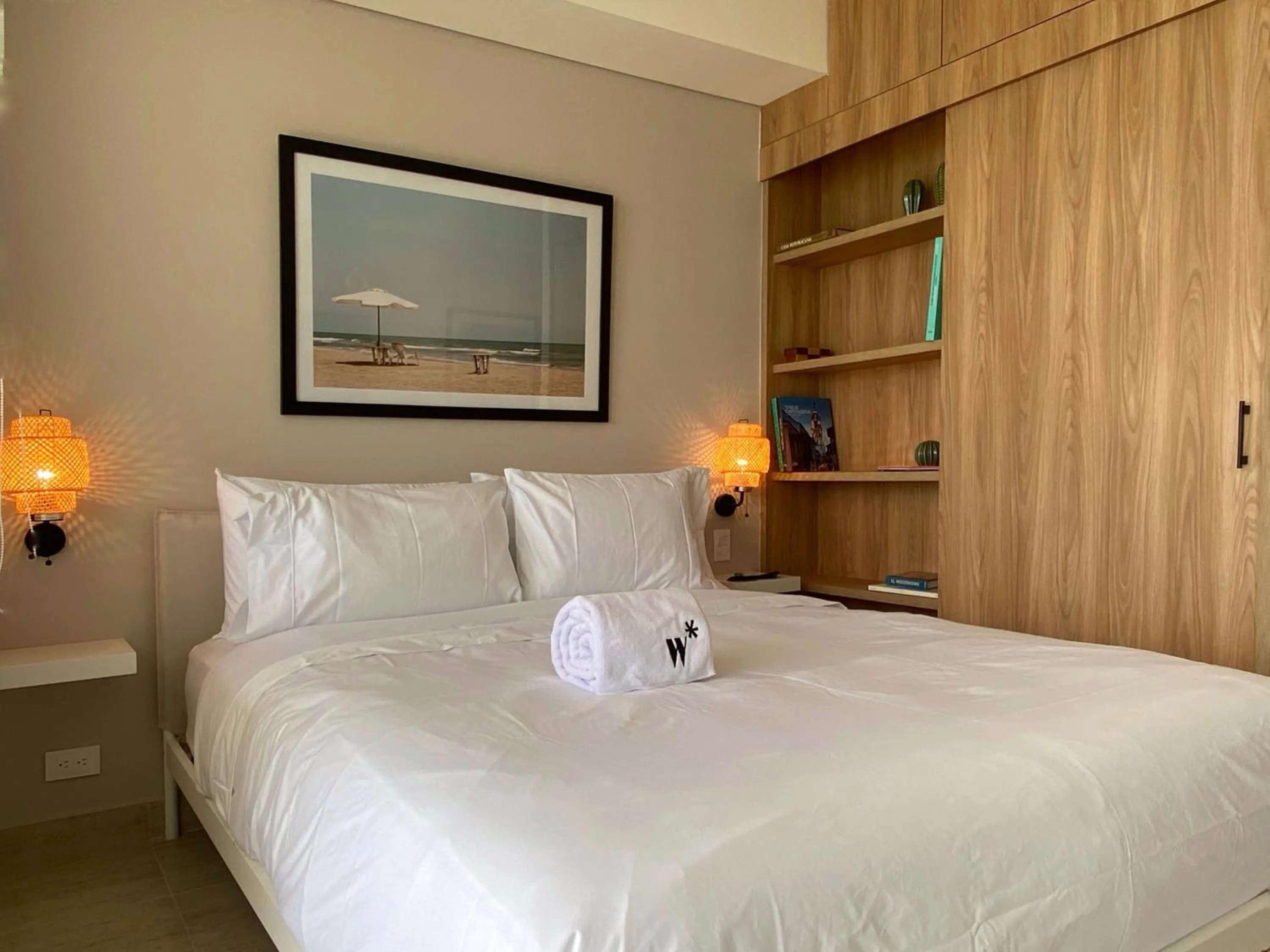 Bedroom, Bed in Wynwood Cartagena Beach