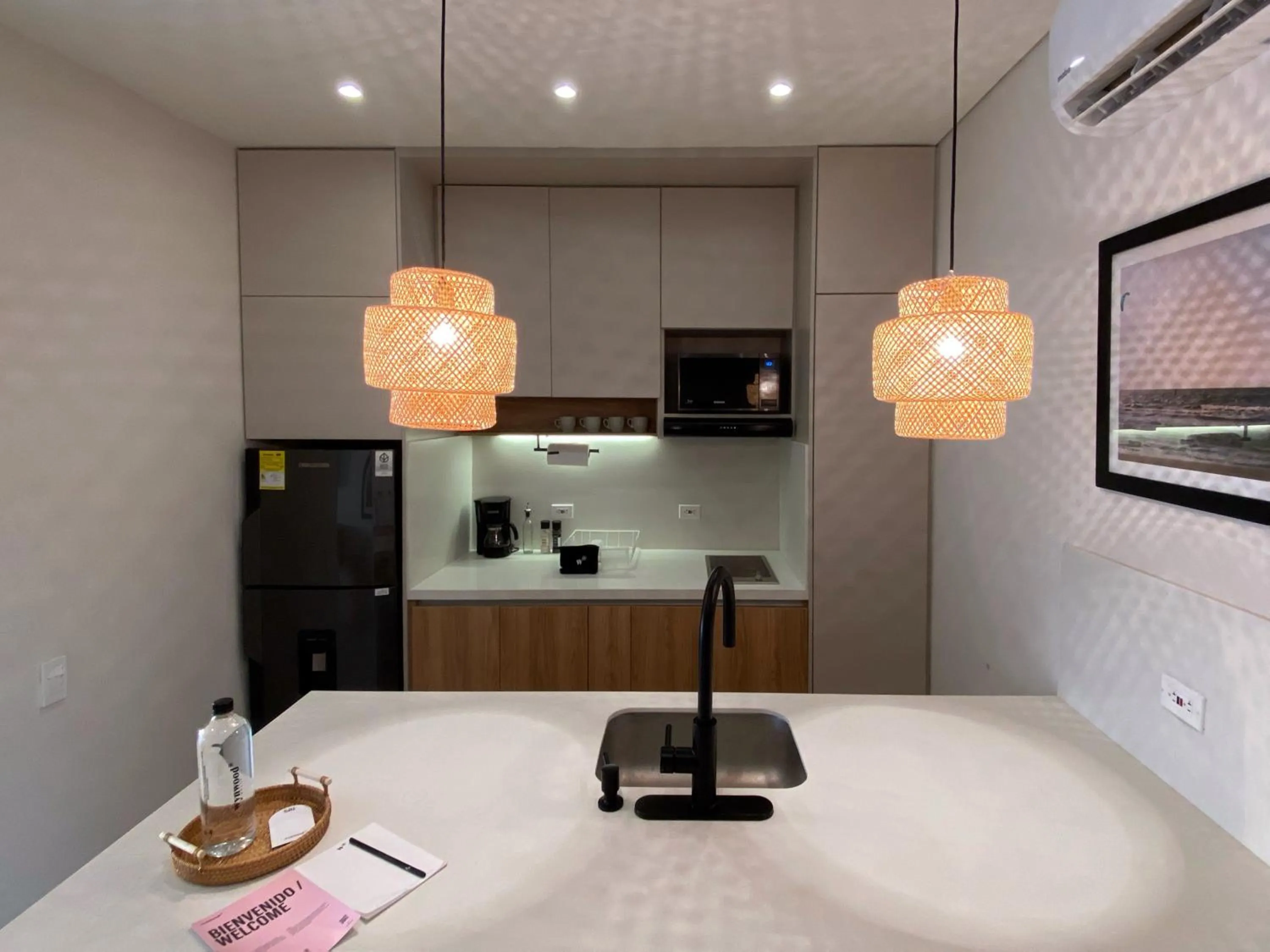 Kitchen or kitchenette in Wynwood Cartagena Beach