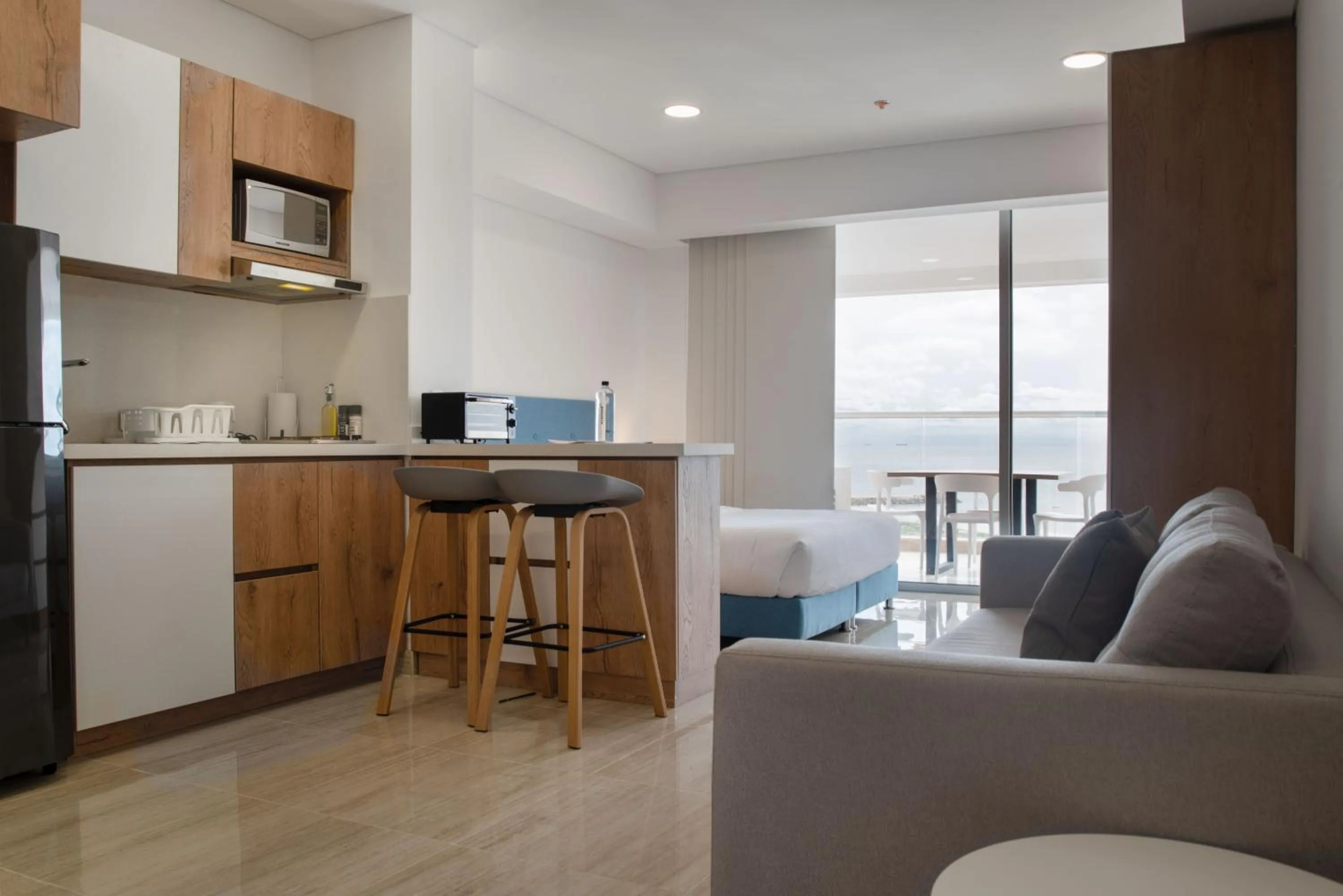 Kitchen or kitchenette in Wynwood Cartagena Beach