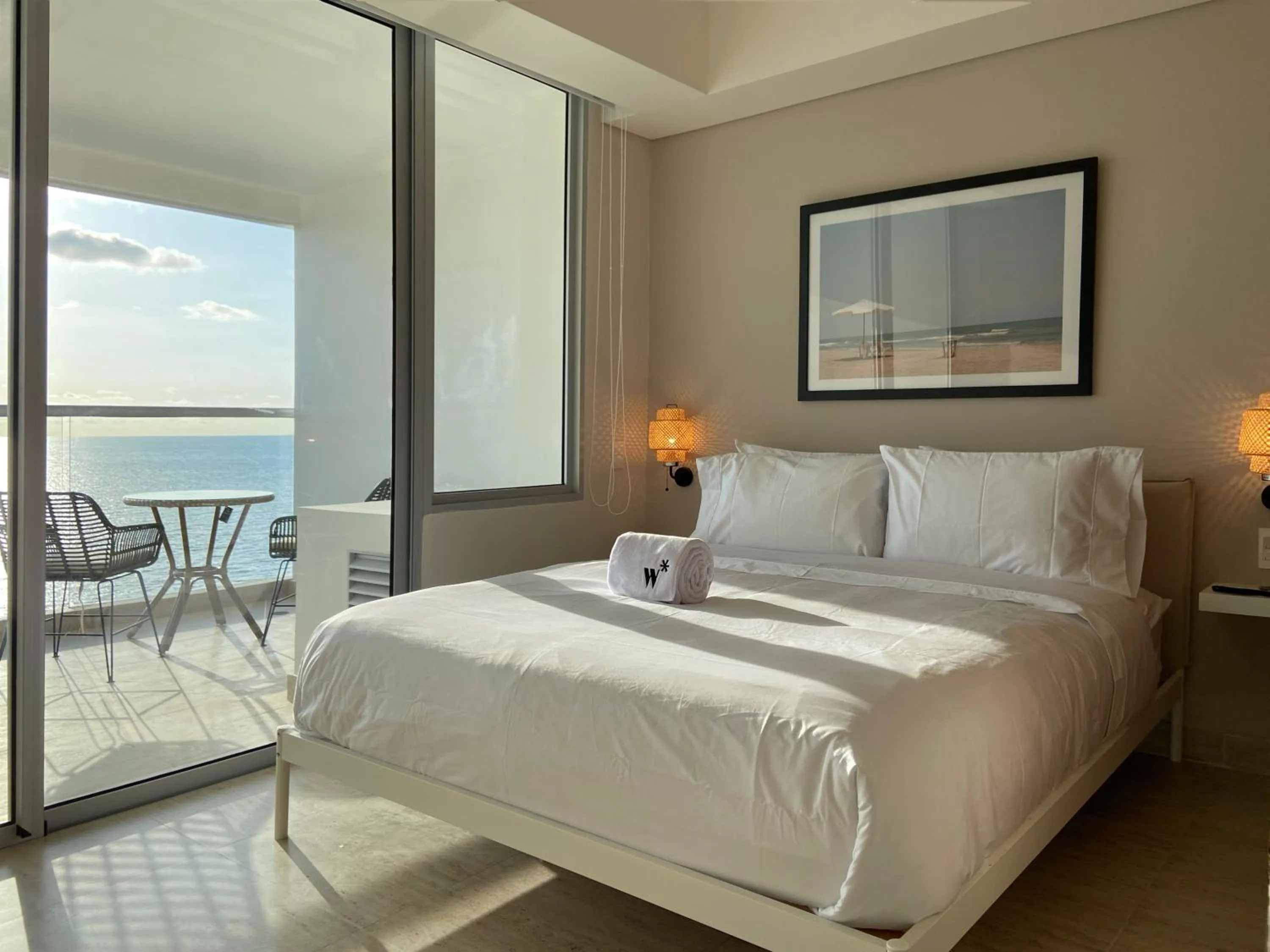 Bedroom, Bed in Wynwood Cartagena Beach