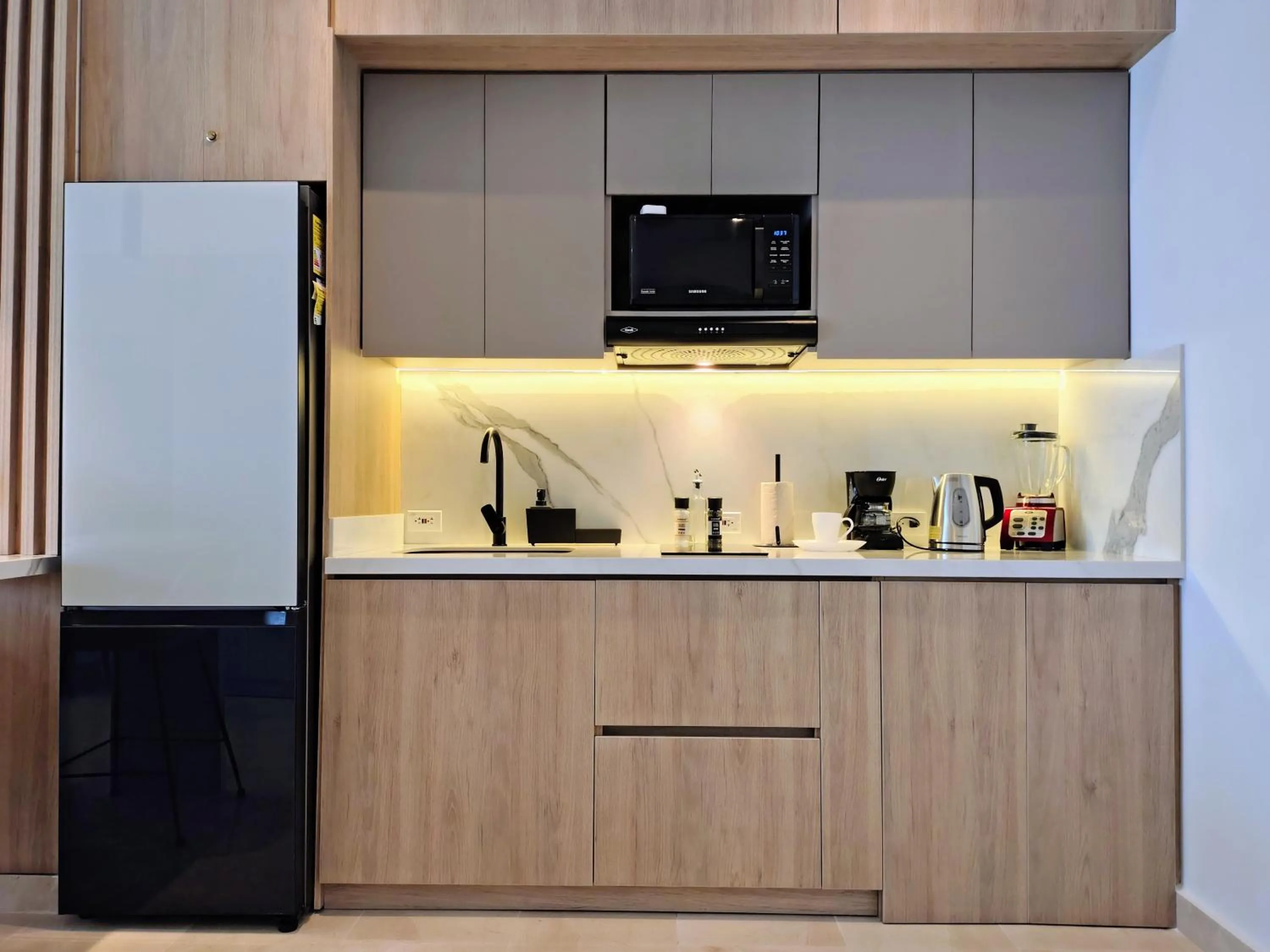 Kitchen or kitchenette in Wynwood Cartagena Beach