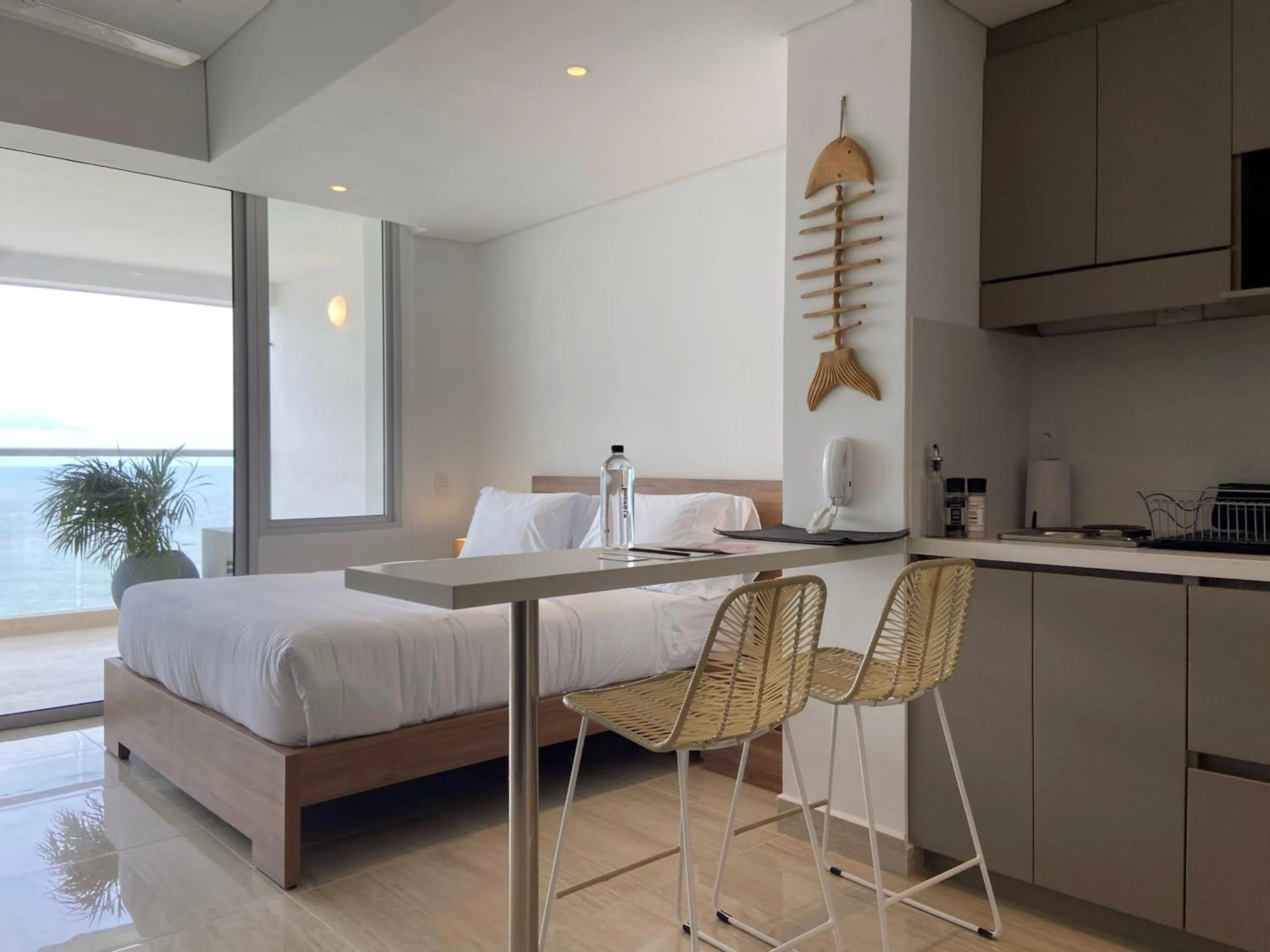 Bedroom, Bed in Wynwood Cartagena Beach