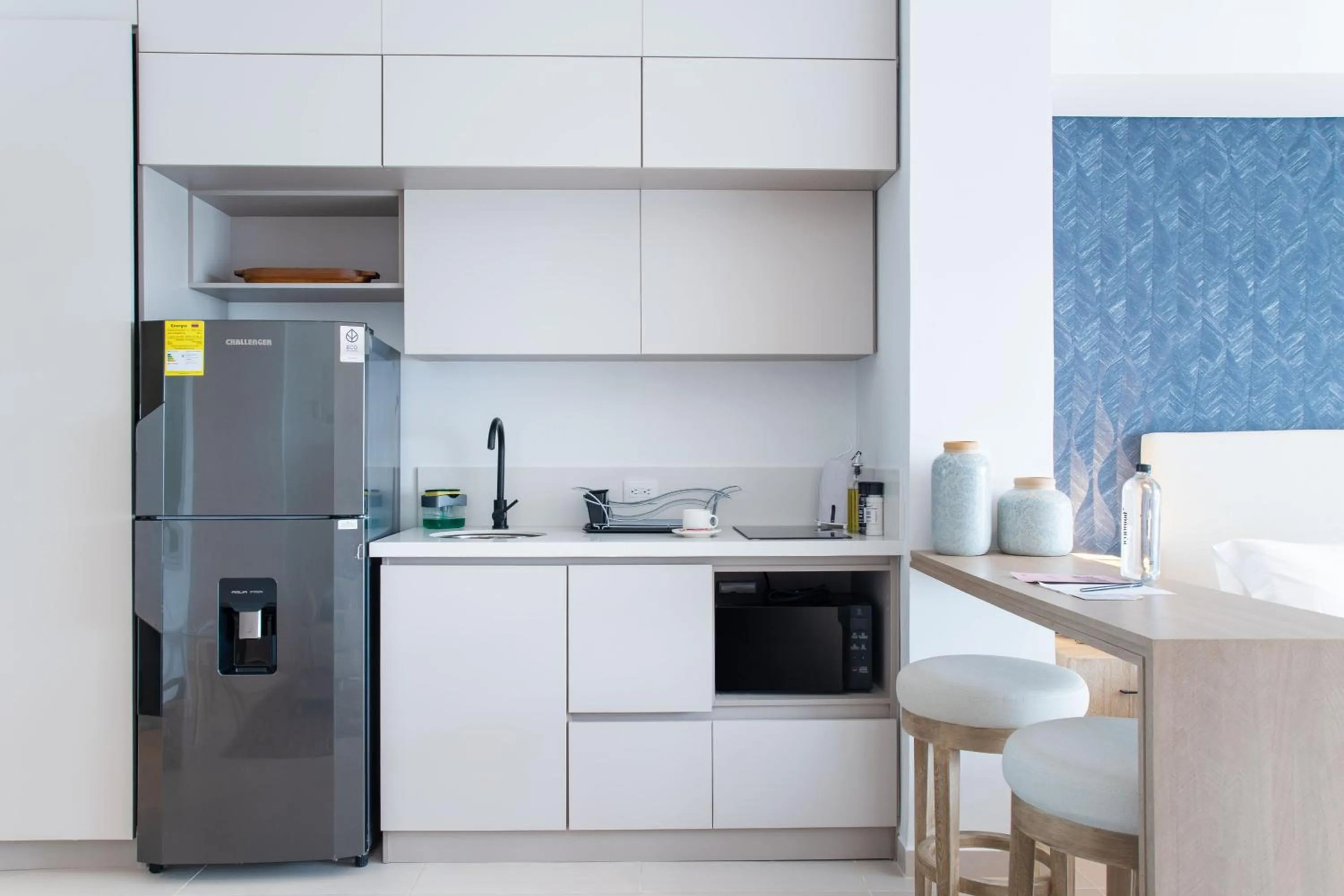 Kitchen or kitchenette in Wynwood Cartagena Beach