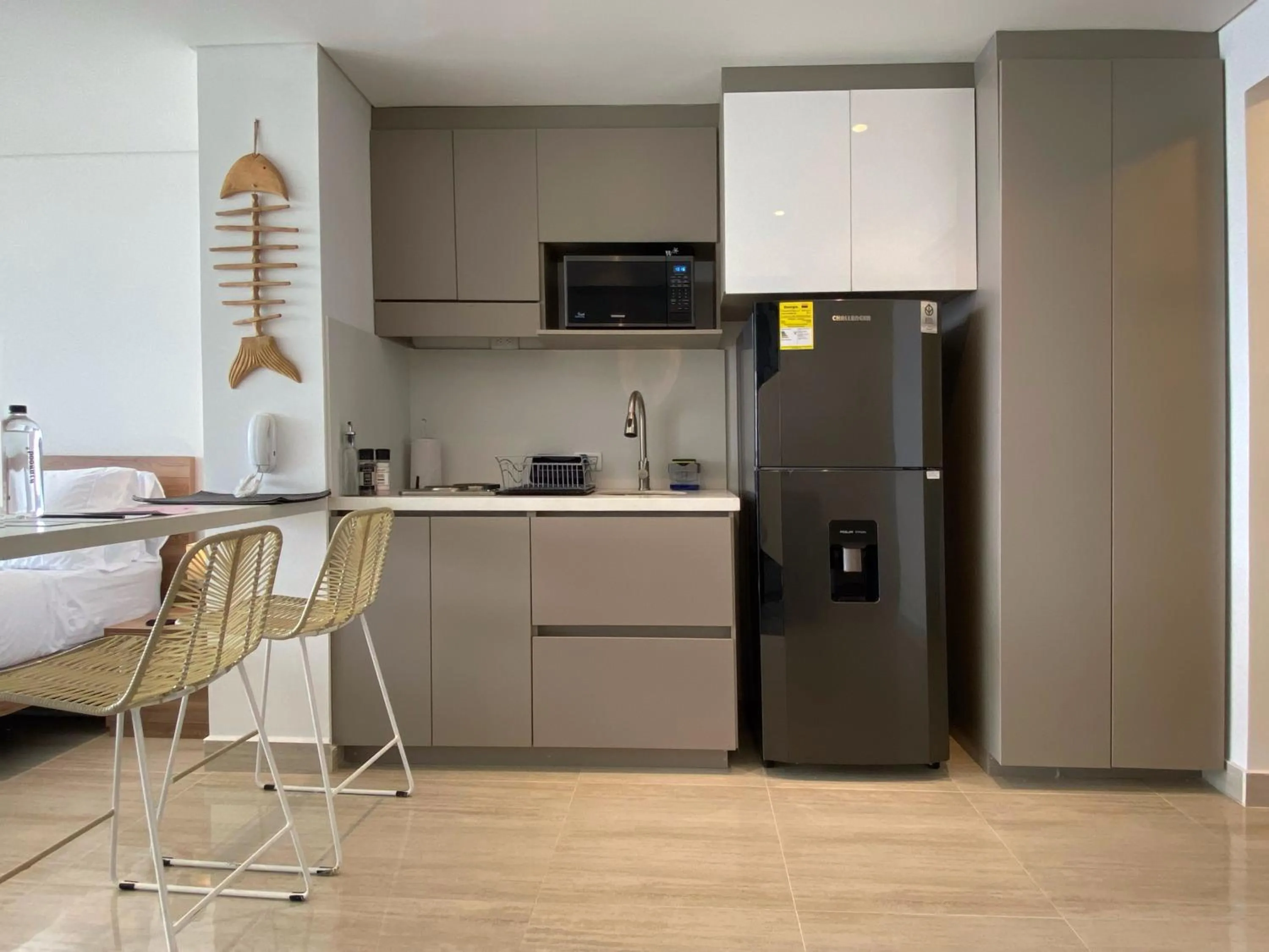 Kitchen or kitchenette in Wynwood Cartagena Beach