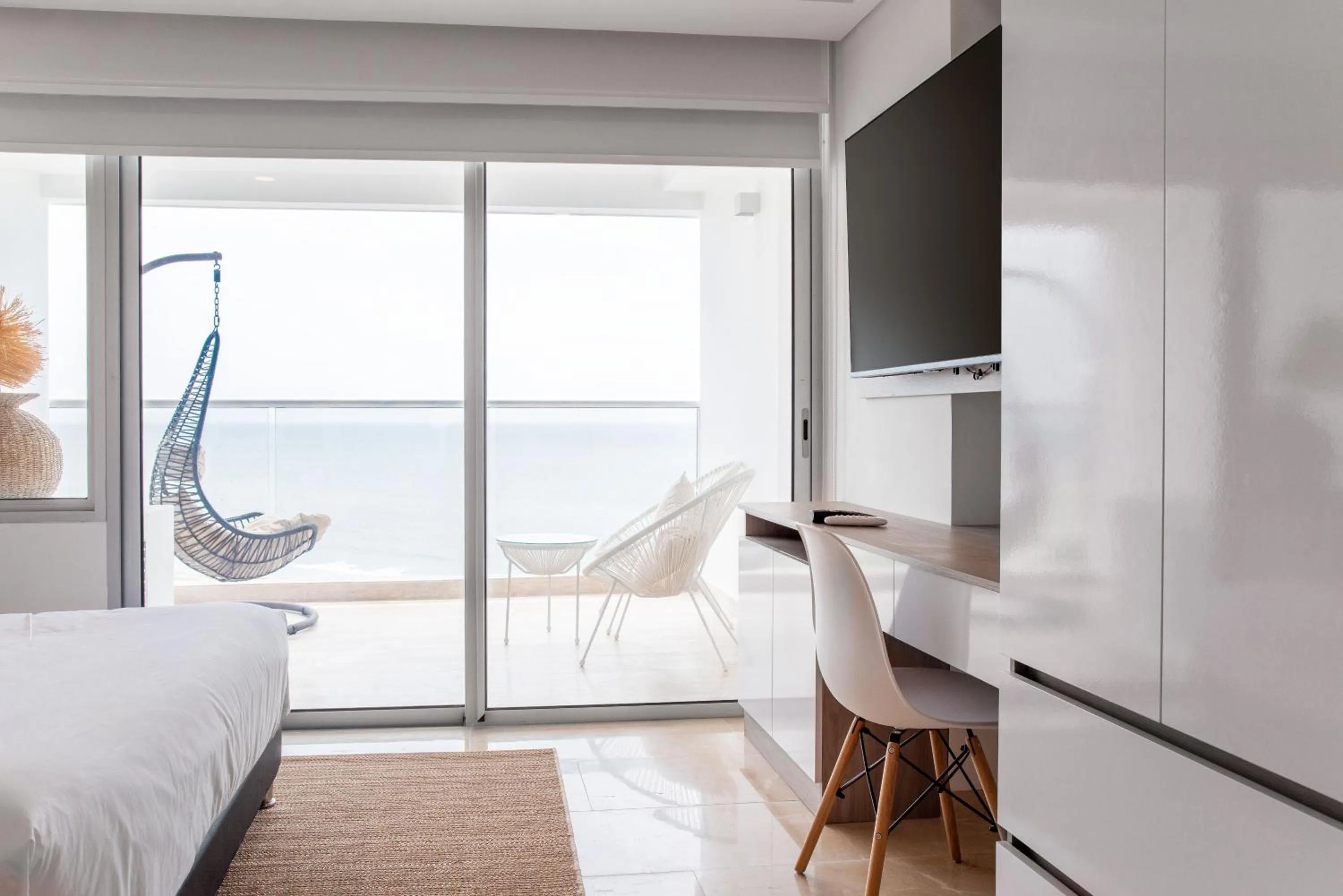 Bedroom, Bed in Wynwood Cartagena Beach