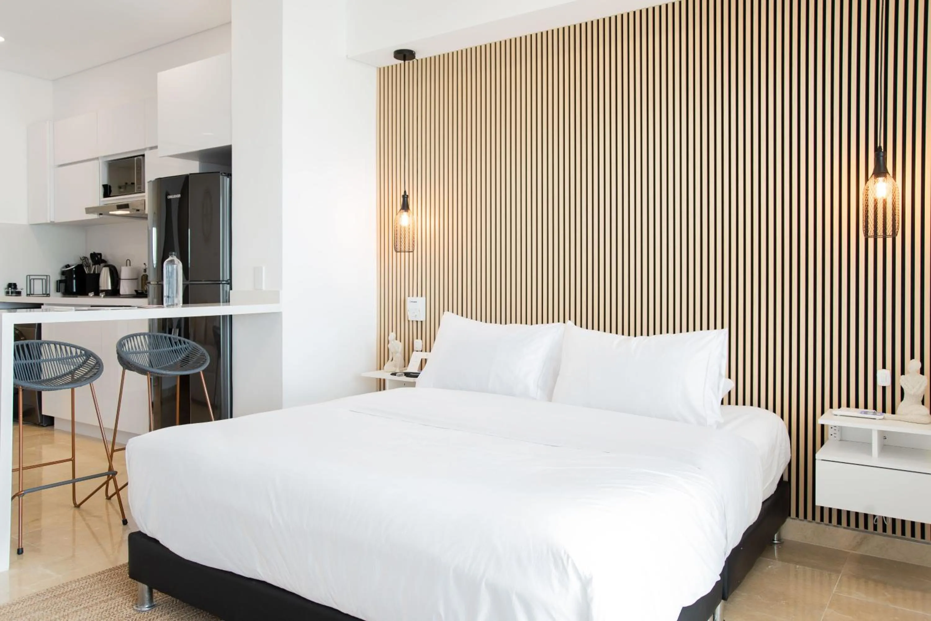 Bed in Wynwood Cartagena Beach