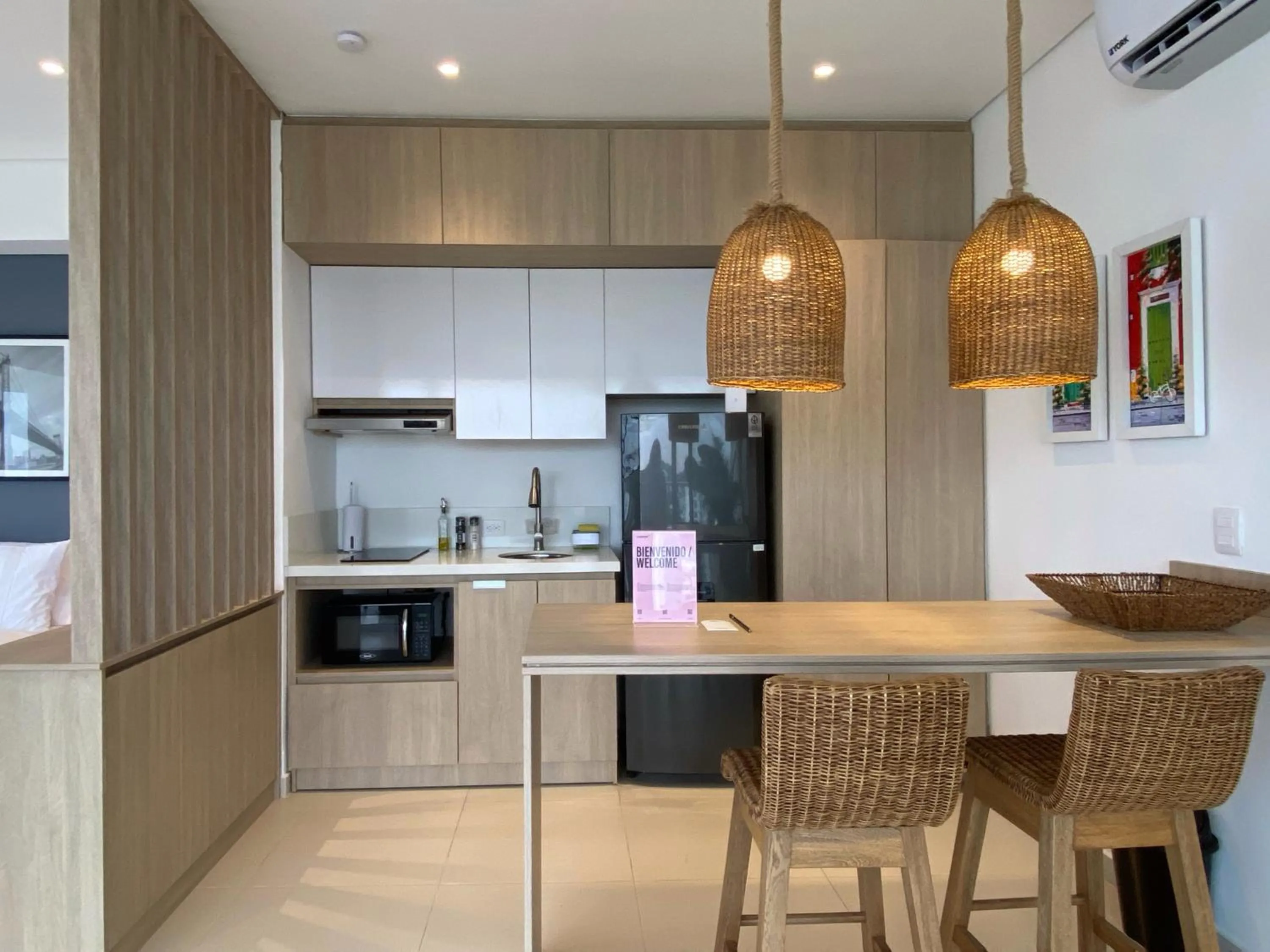 Kitchen or kitchenette in Wynwood Cartagena Beach