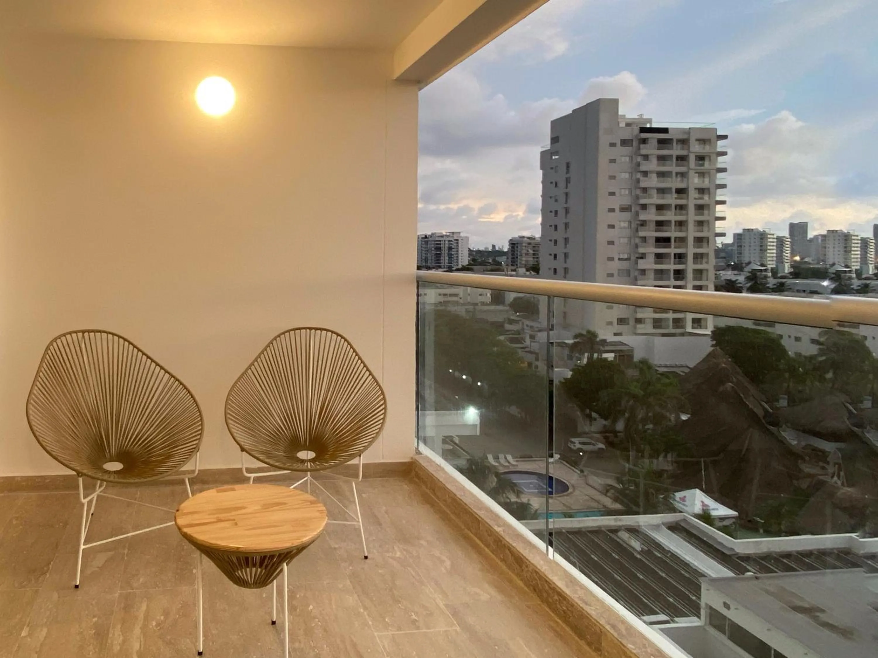 Balcony/Terrace in Wynwood Cartagena Beach