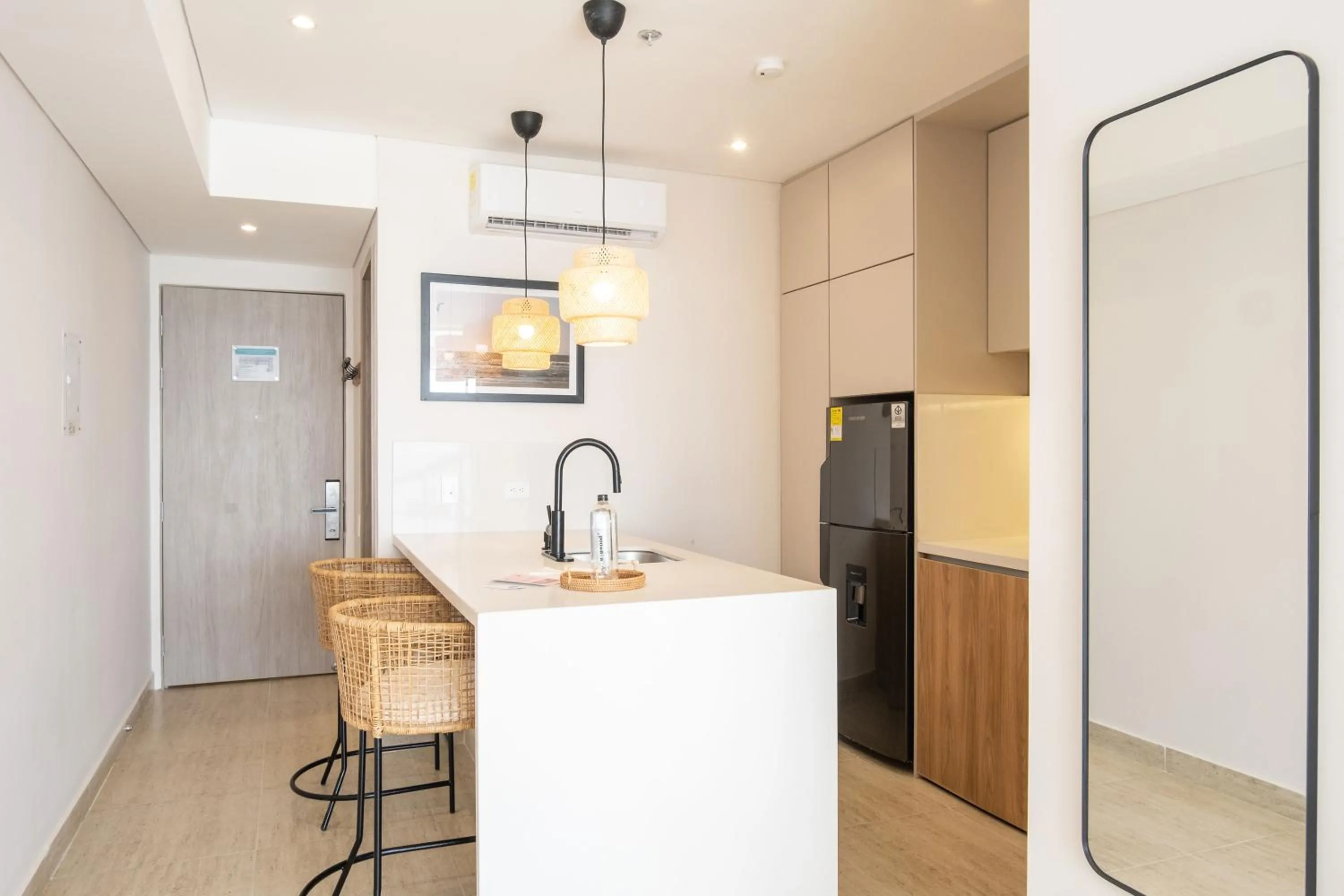 Kitchen or kitchenette in Wynwood Cartagena Beach