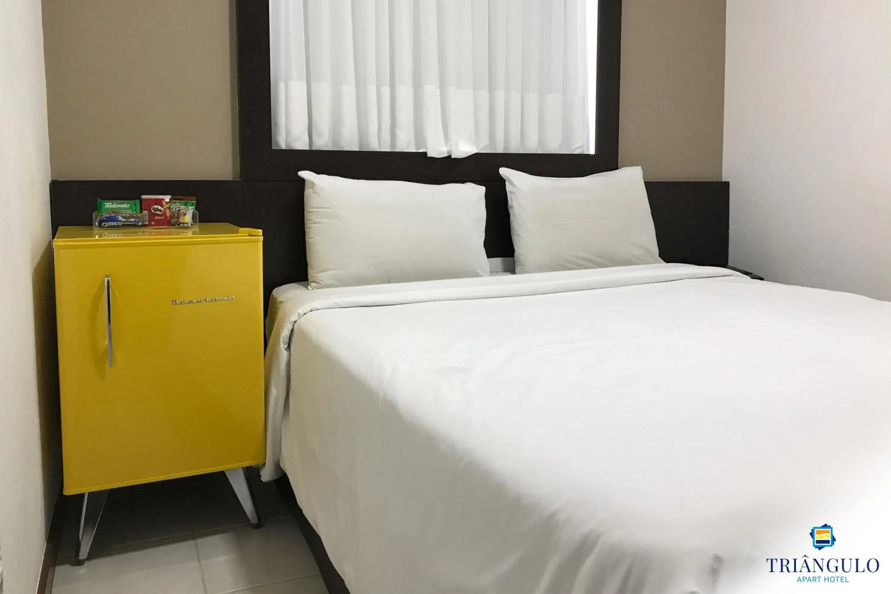 Bedroom, Bed in Triângulo Apart Hotel