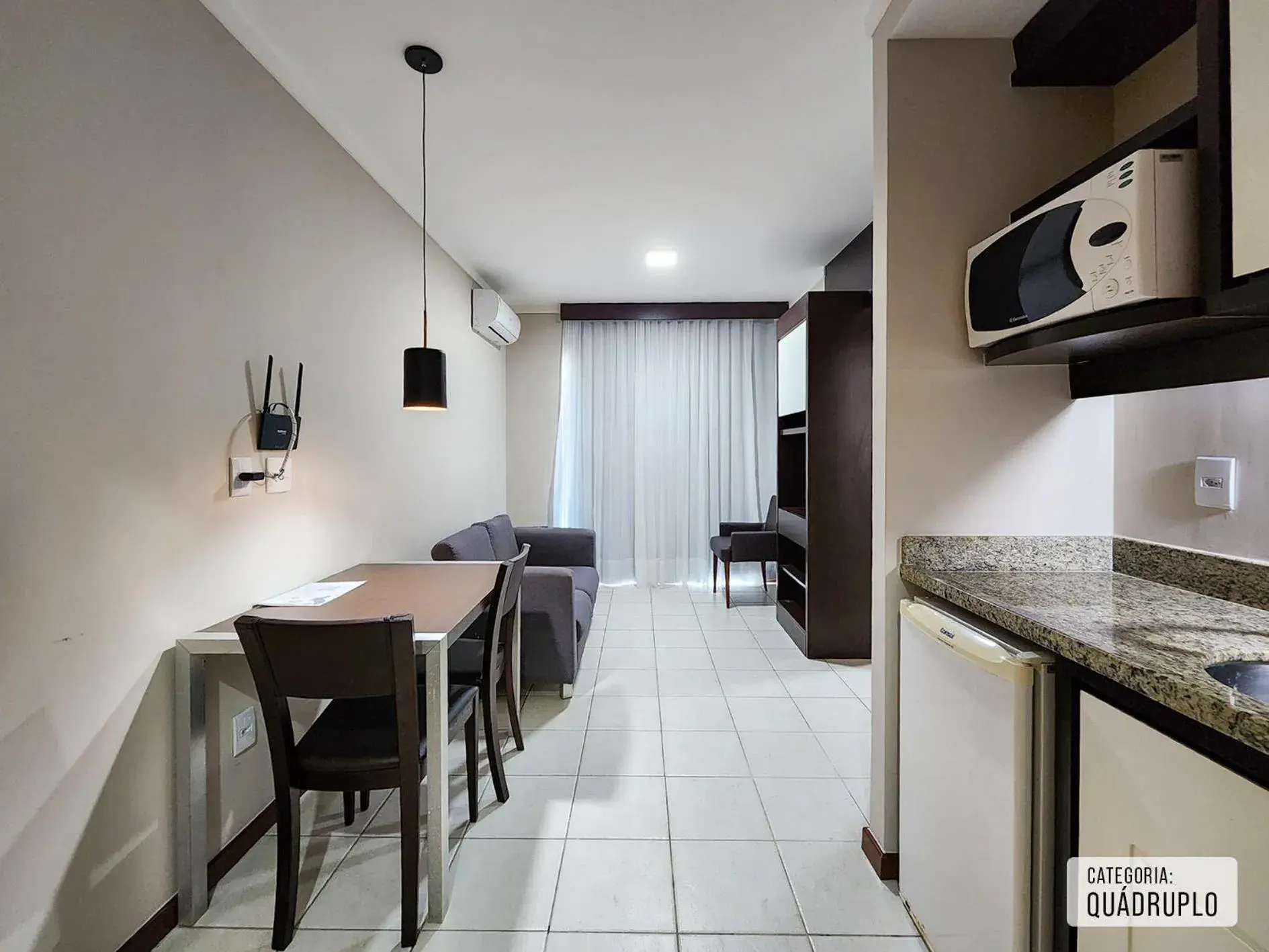 Superior Quadruple Room in Triângulo Apart Hotel Superior Quadruple Room in Triângulo Apart Hotel