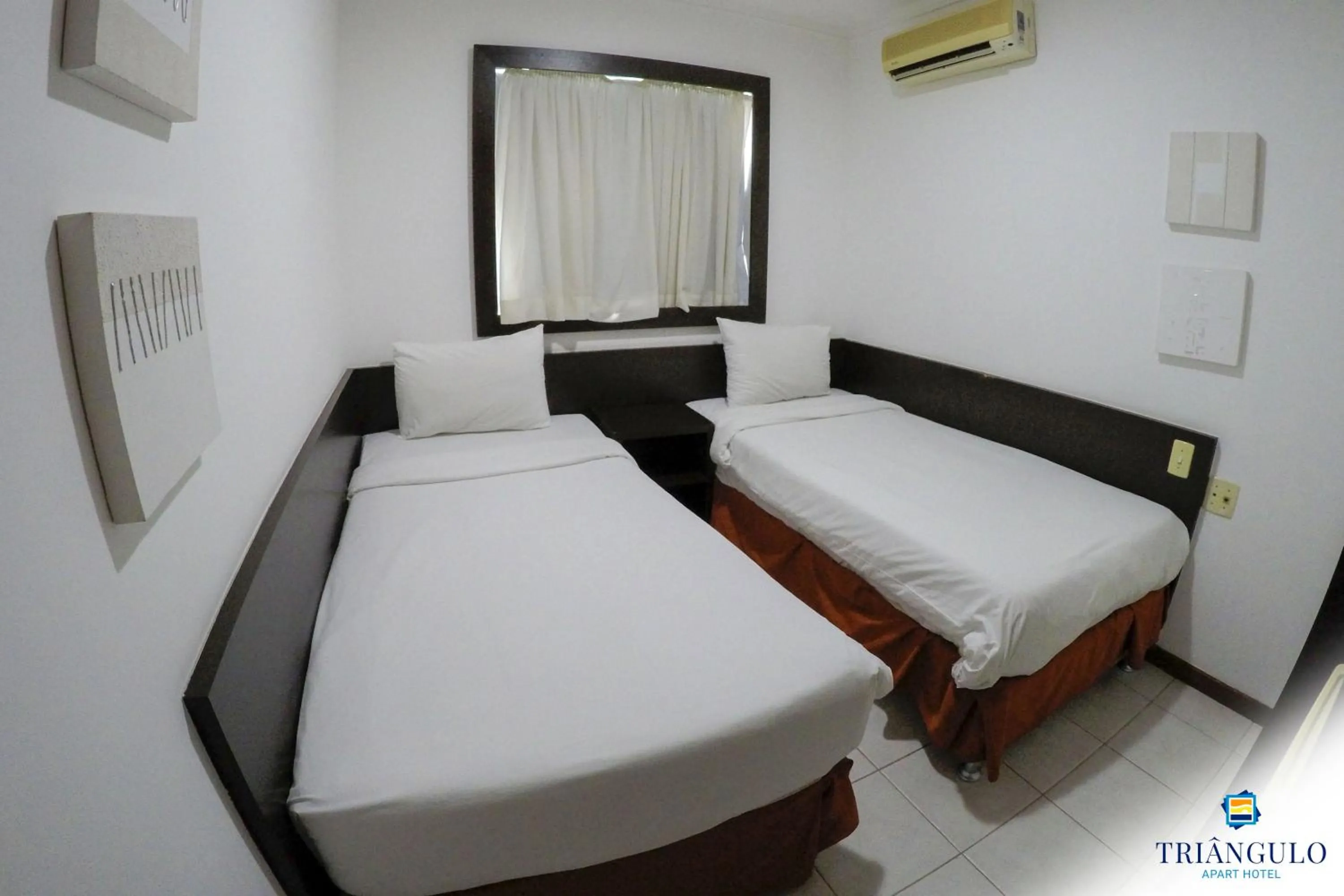 Bedroom, Bed in Triângulo Apart Hotel