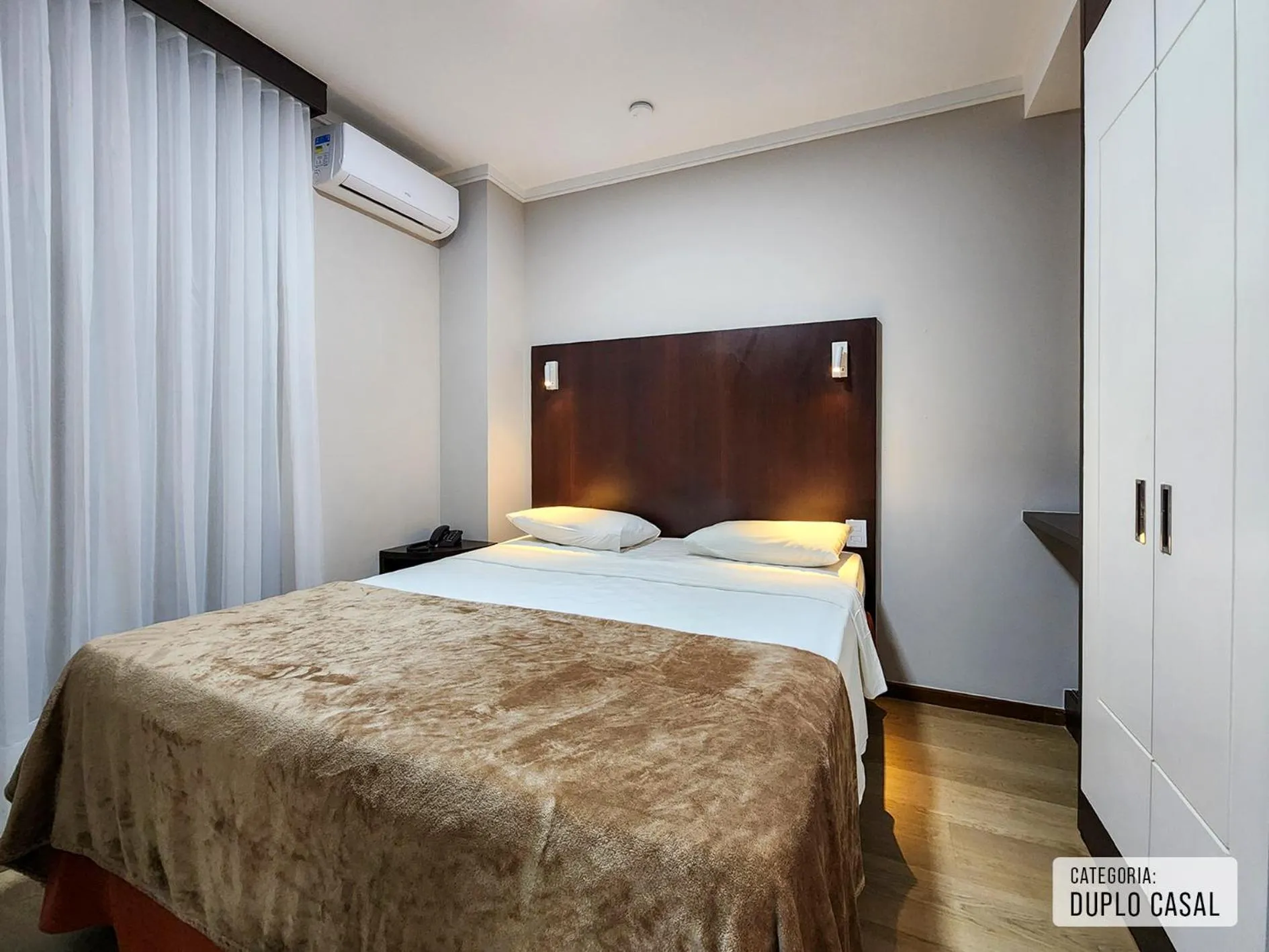 Bedroom, Bed in Triângulo Apart Hotel