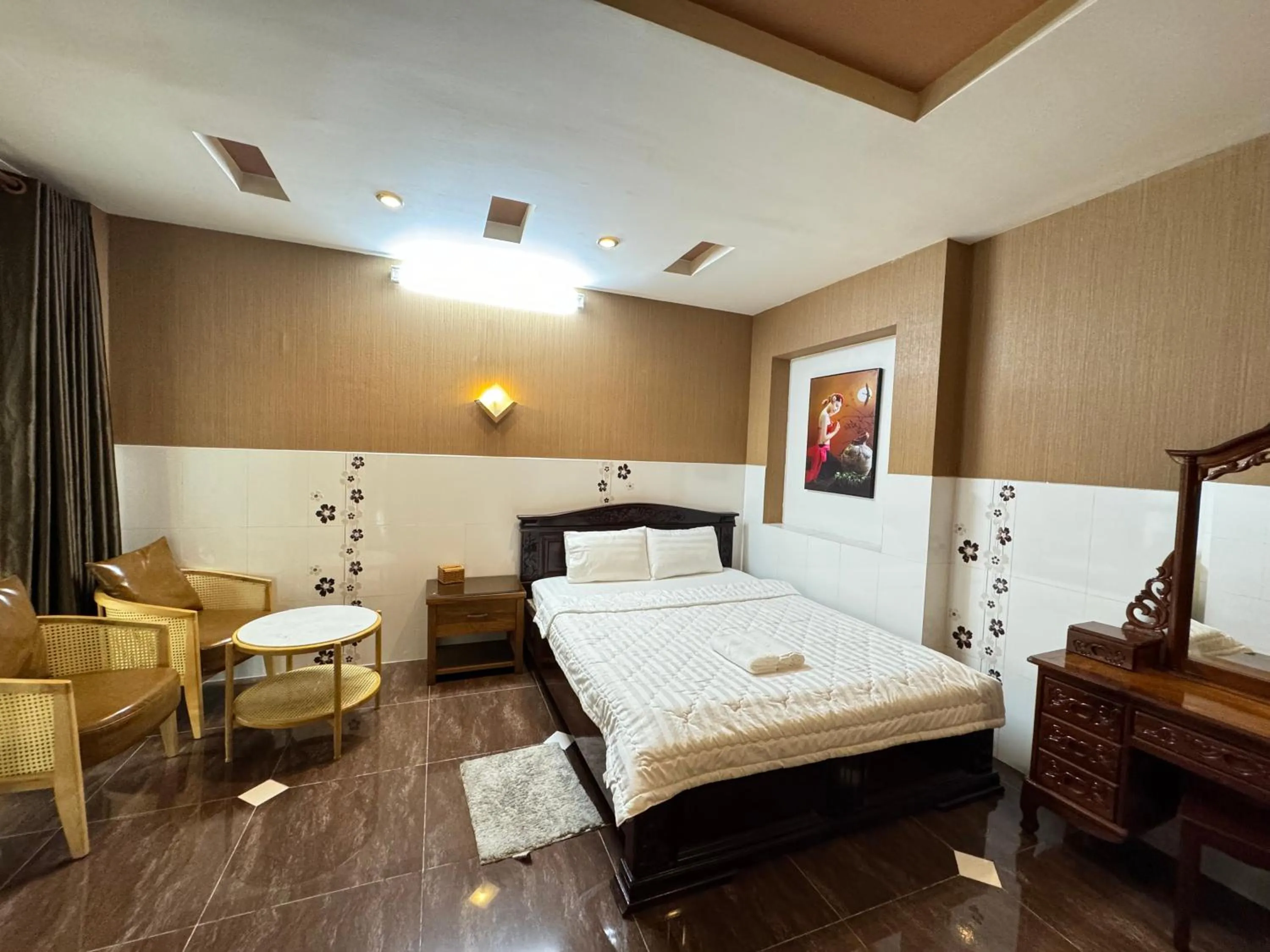 Bed in Sài Gòn Hotel Bình Tân