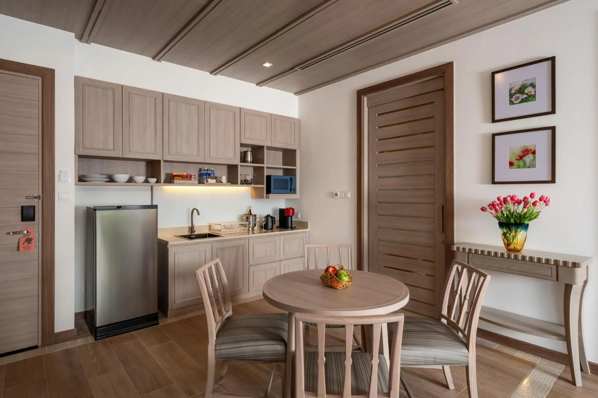 Kitchen or kitchenette in Tana Spring Resort Mae Chan