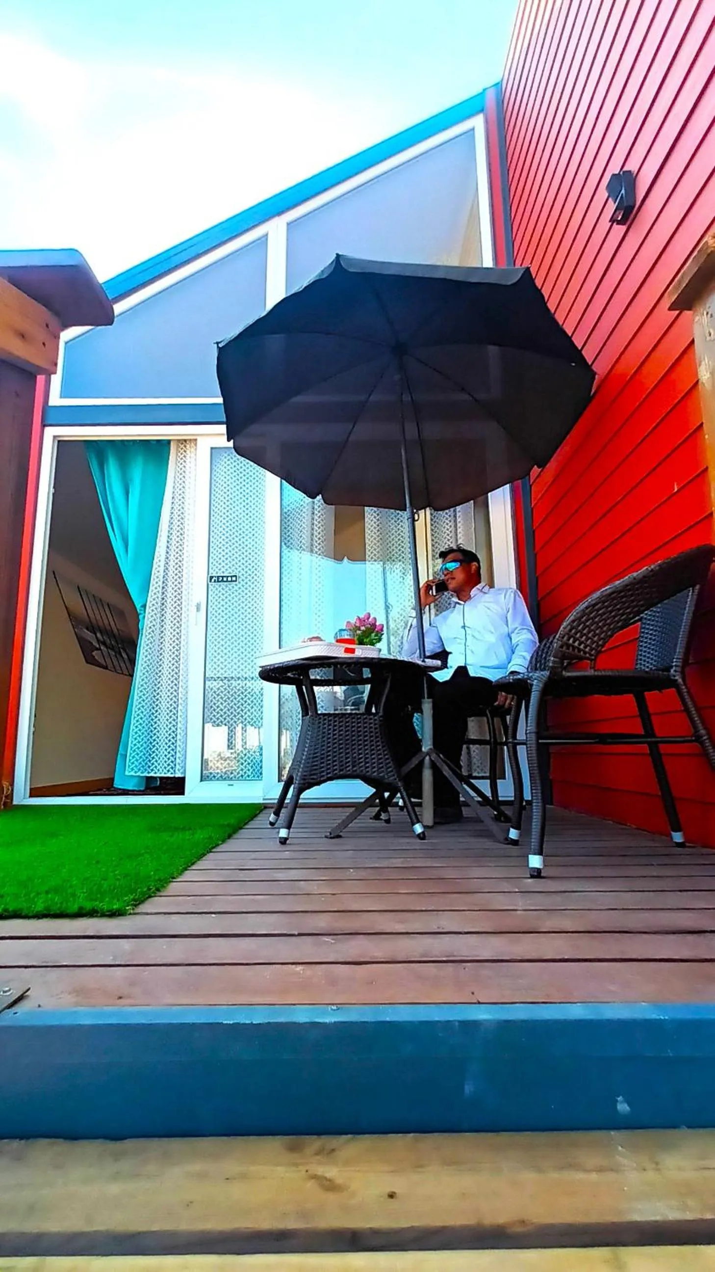 Patio in Chan Beach Resort & Hotel