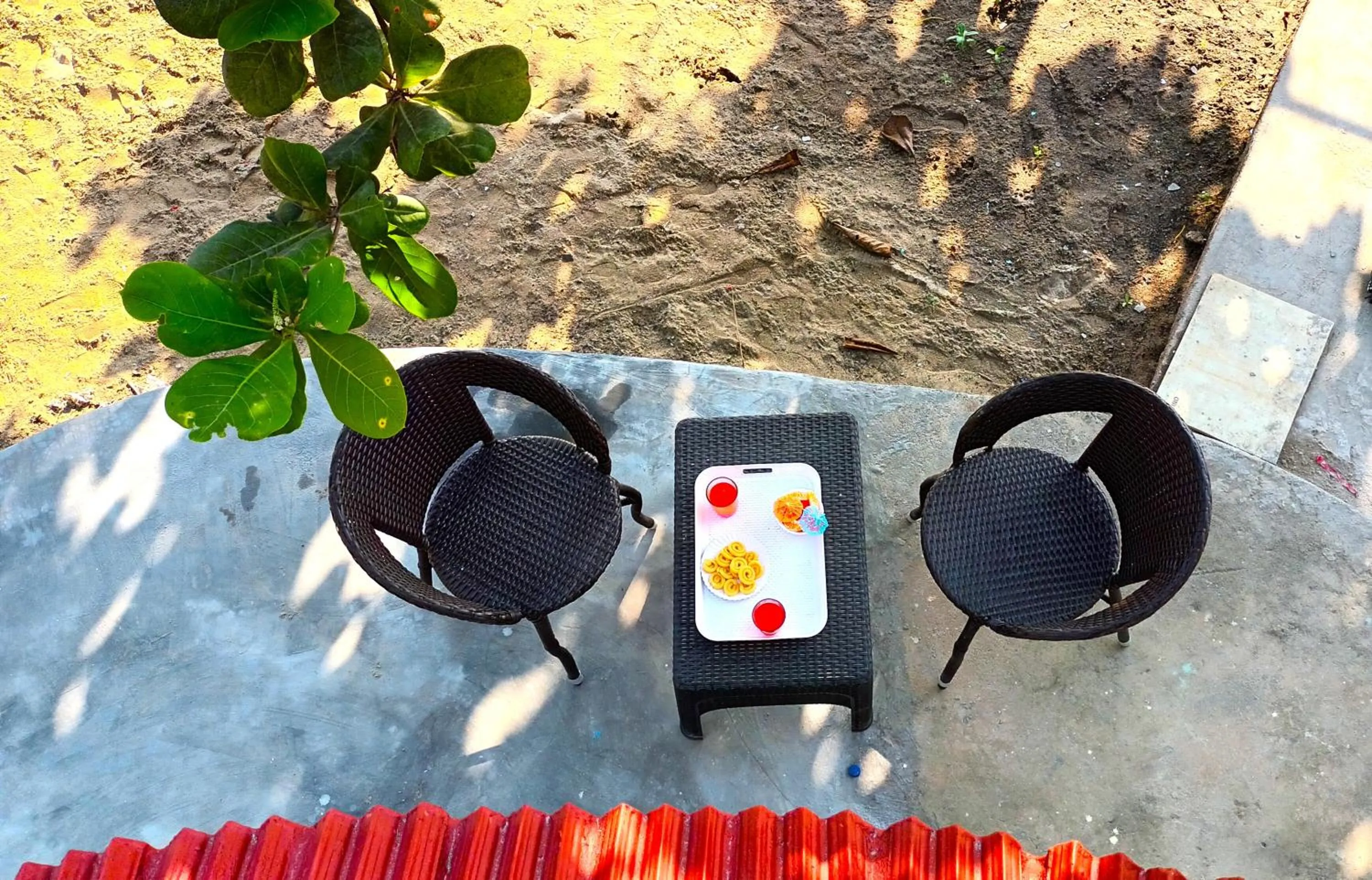 Seating area in Chan Beach Resort & Hotel