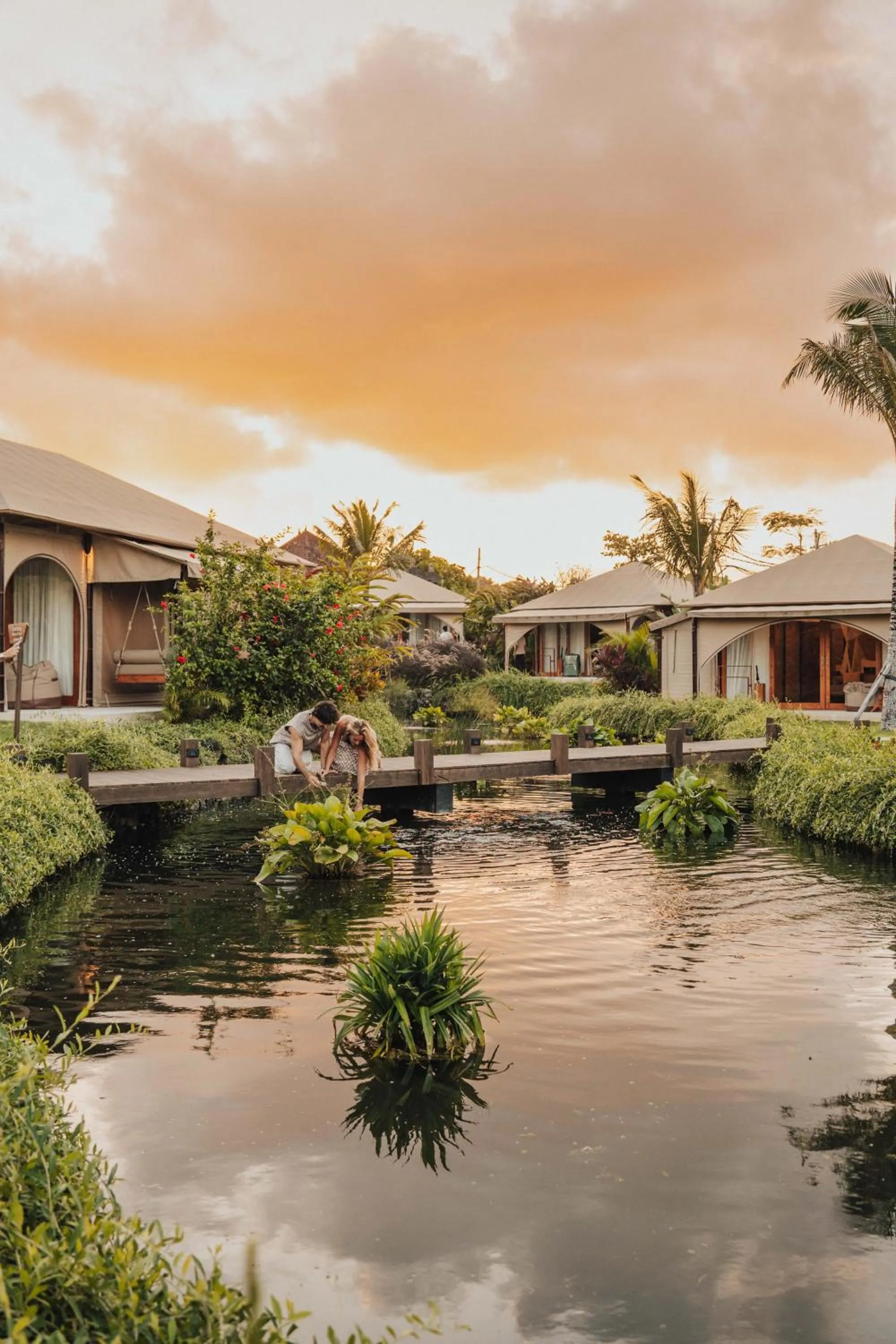 Lake view in Glamp Nusa