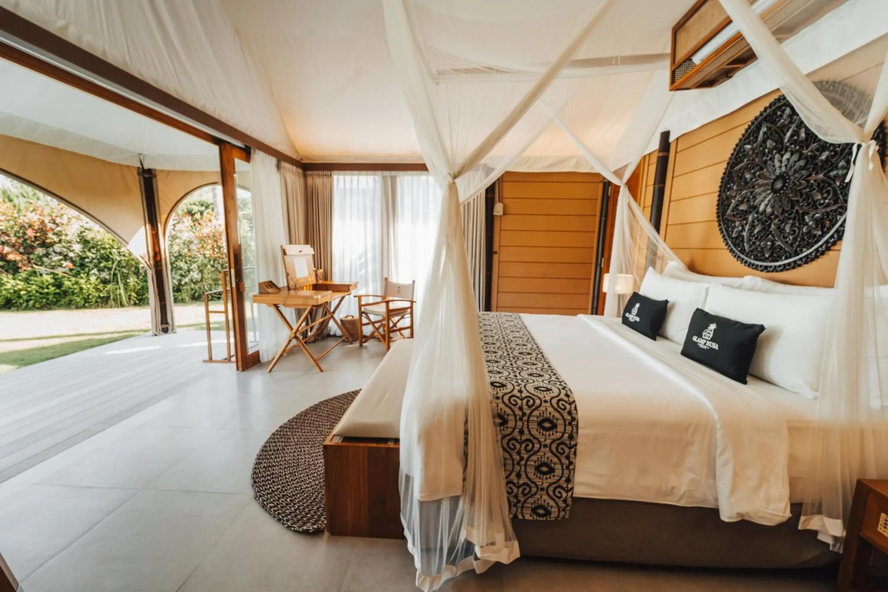 Bed in Glamp Nusa Bed in Glamp Nusa