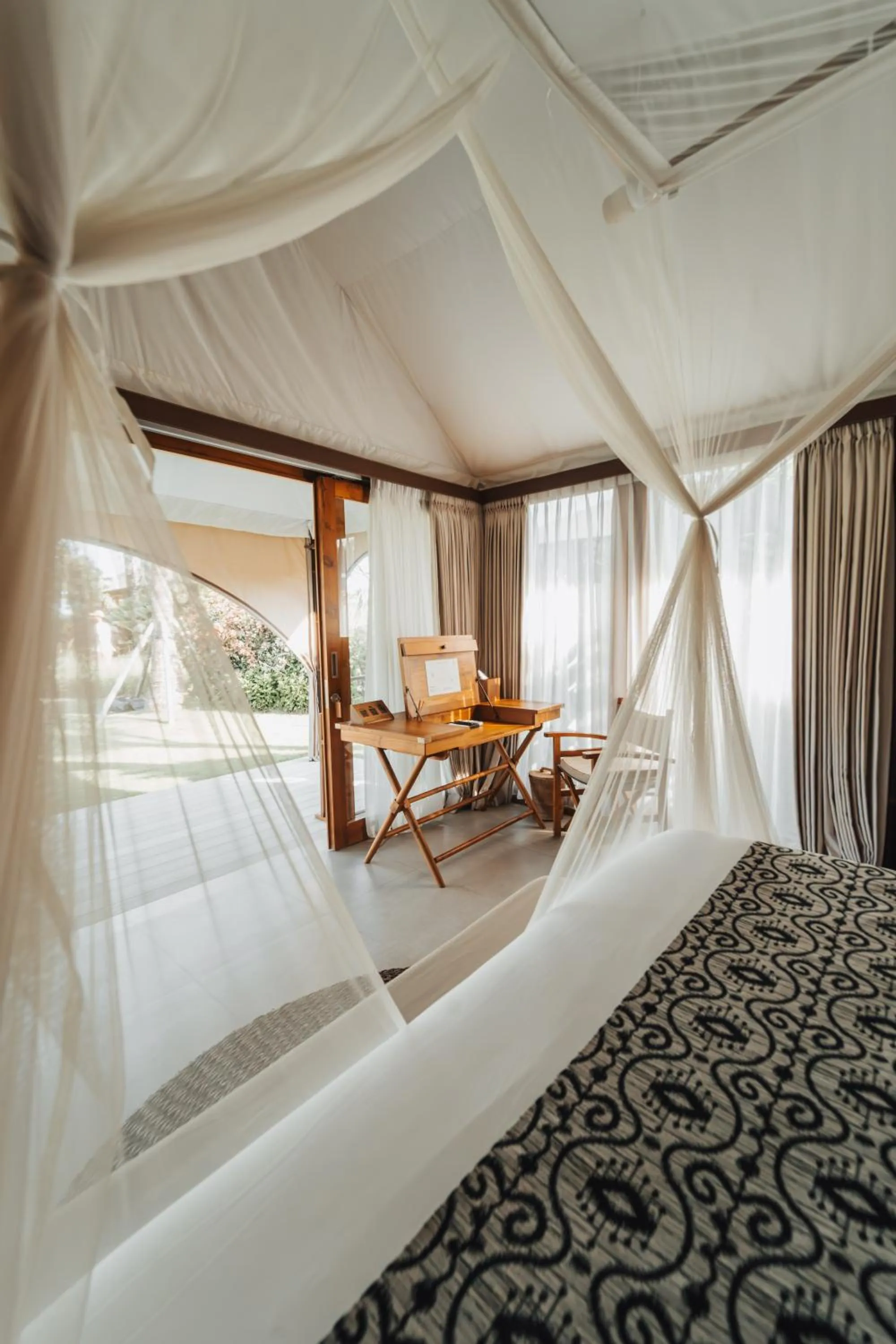 Patio, Bed in Glamp Nusa