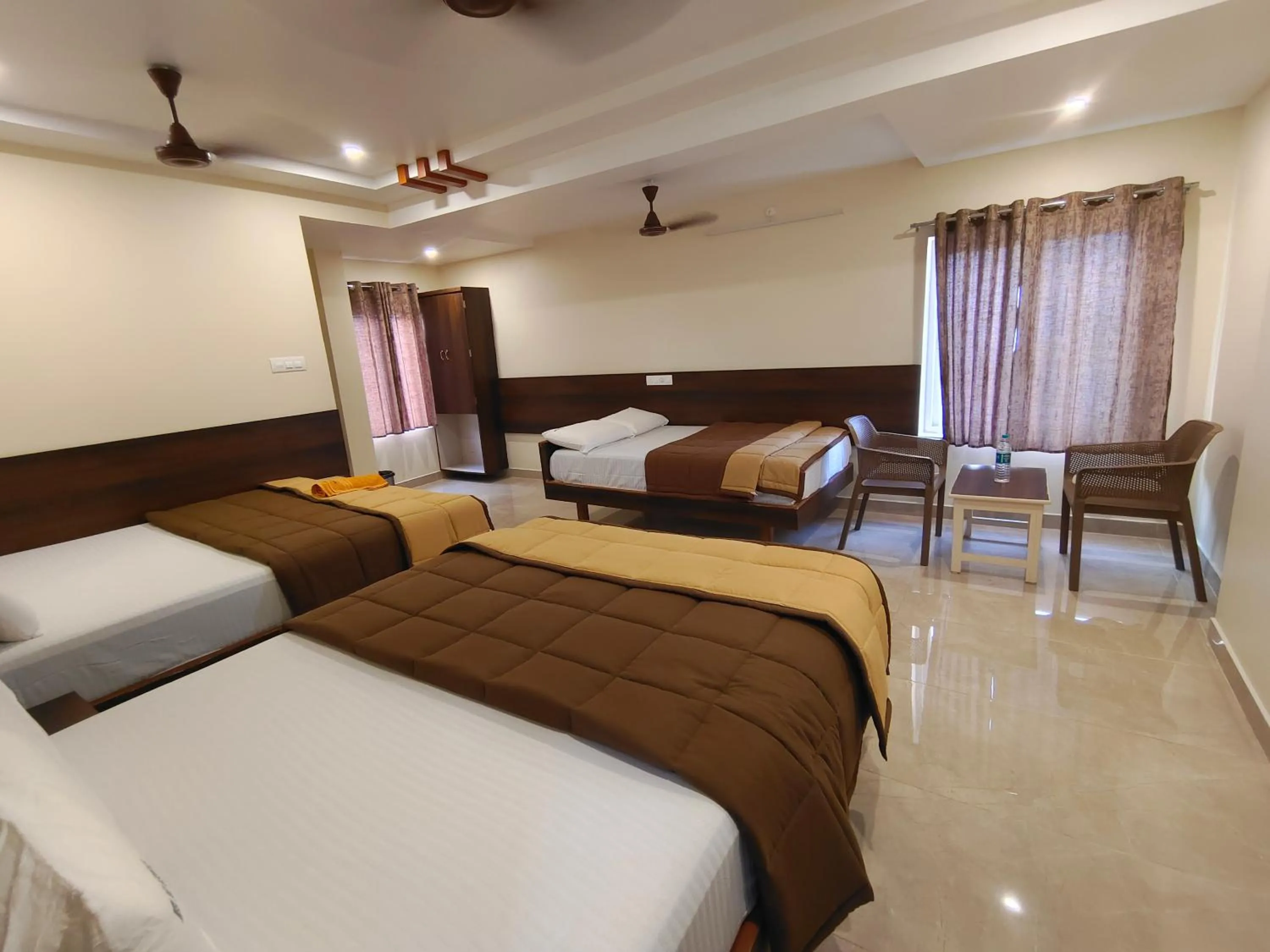 Photo of the whole room, Bed in HOTEL DKR GRAND