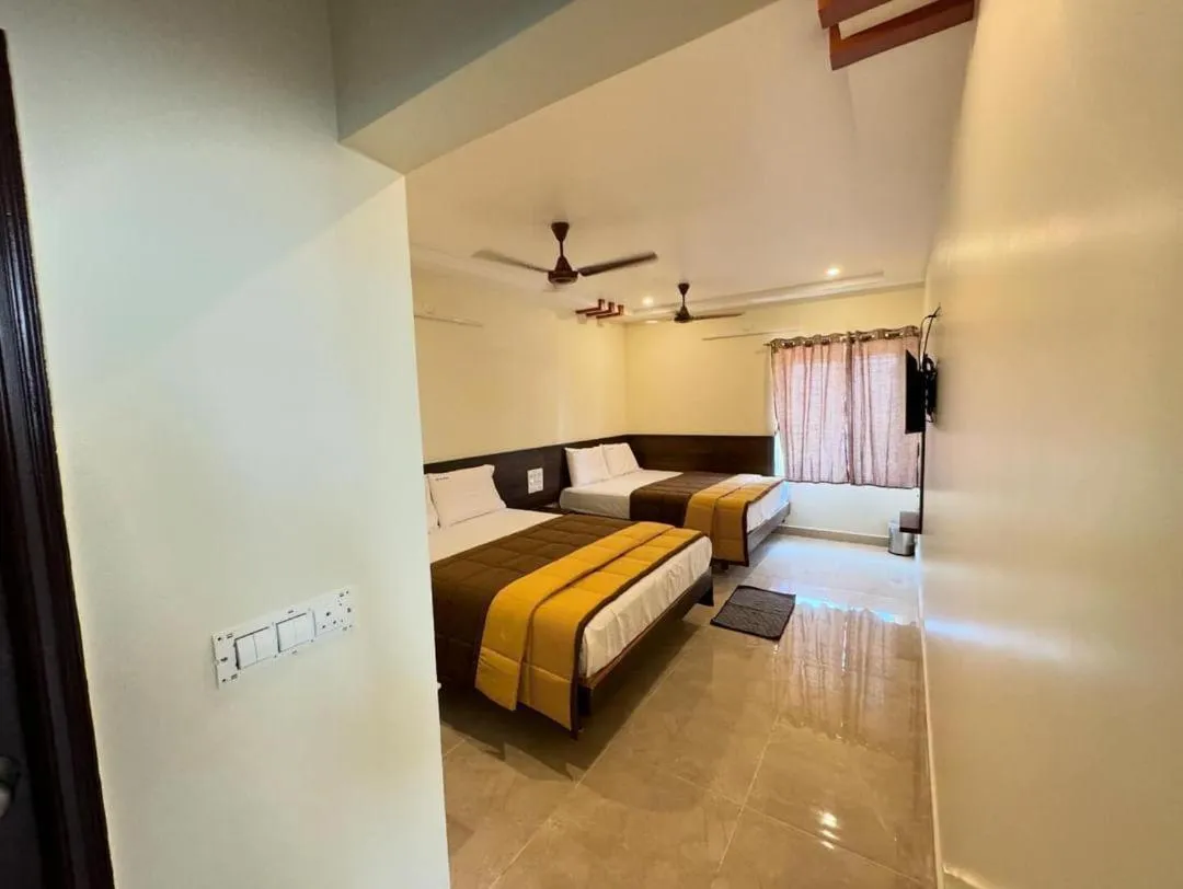 Photo of the whole room, Bed in HOTEL DKR GRAND