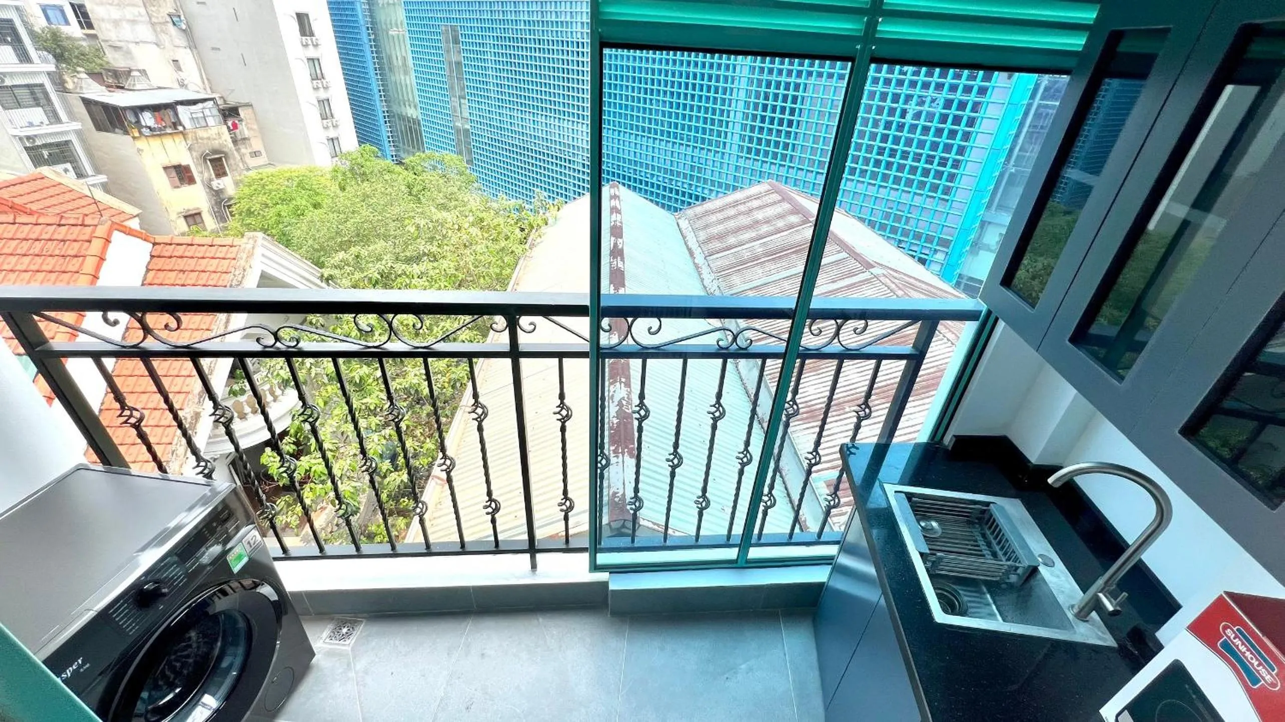 Patio in Era Apartment Cat Linh