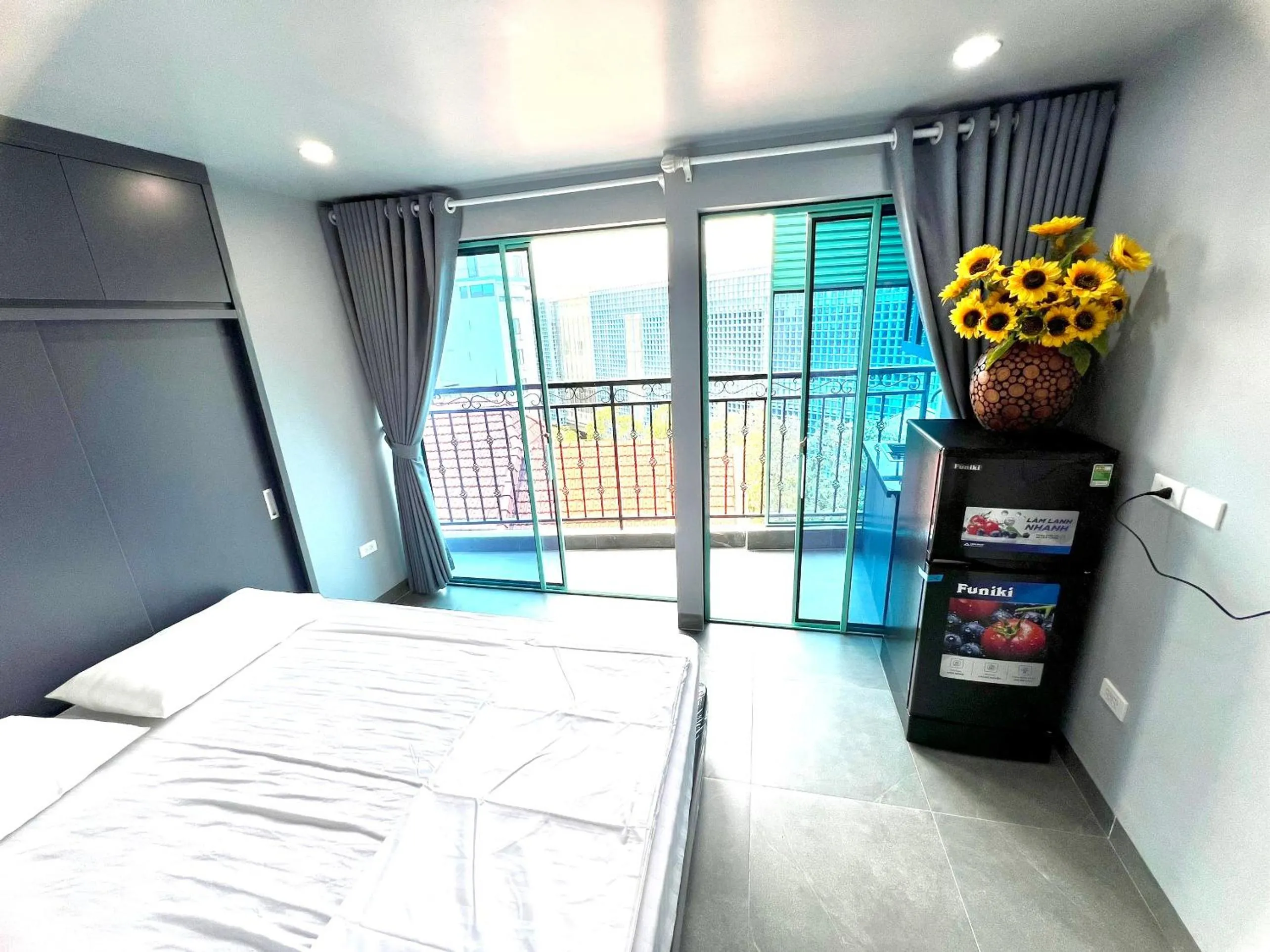 Bed in Era Apartment Cat Linh