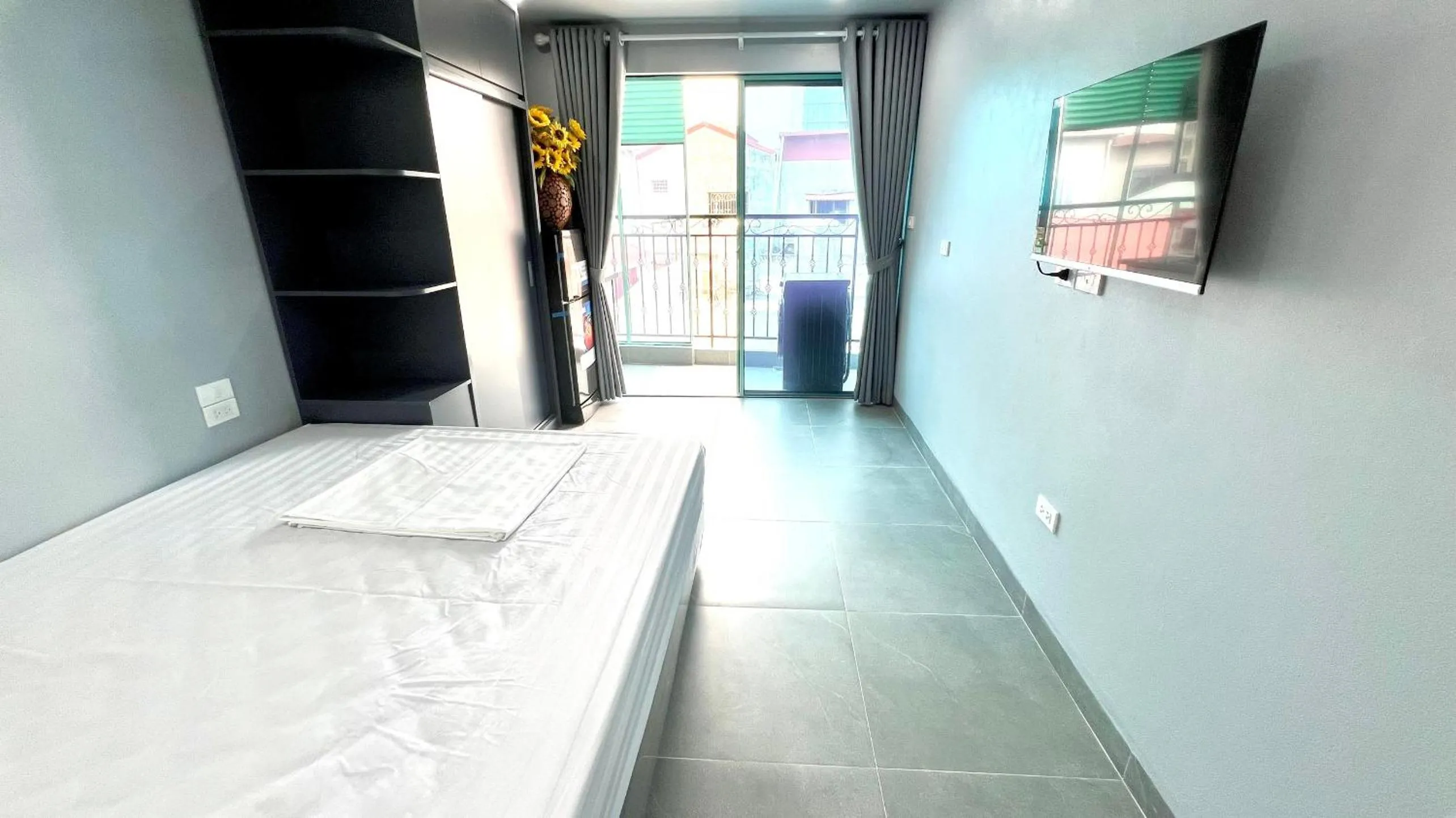 Bed in Era Apartment Cat Linh