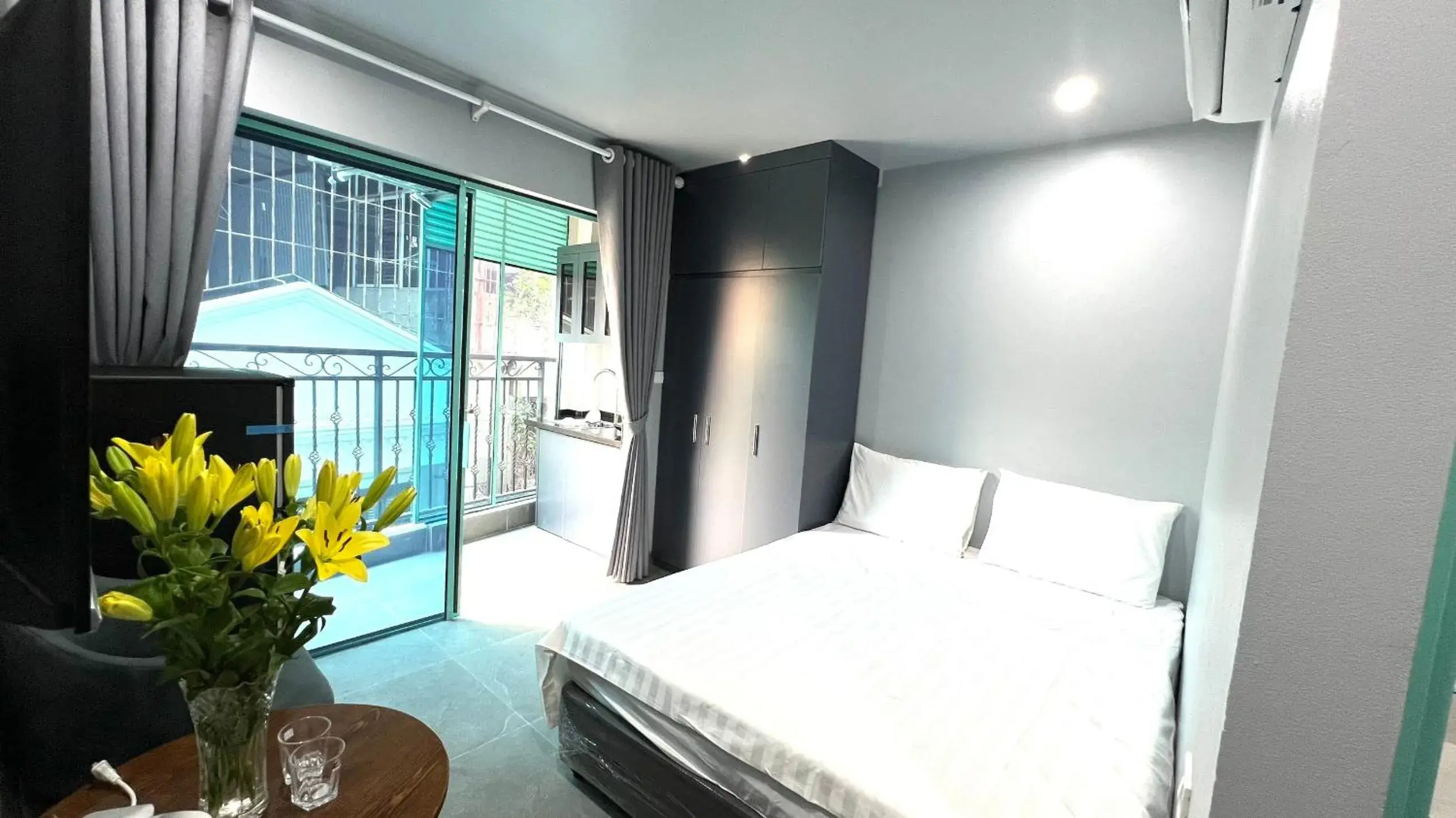 View (from property/room), Bed in Era Apartment Cat Linh View (from property/room), Bed in Era Apartment Cat Linh