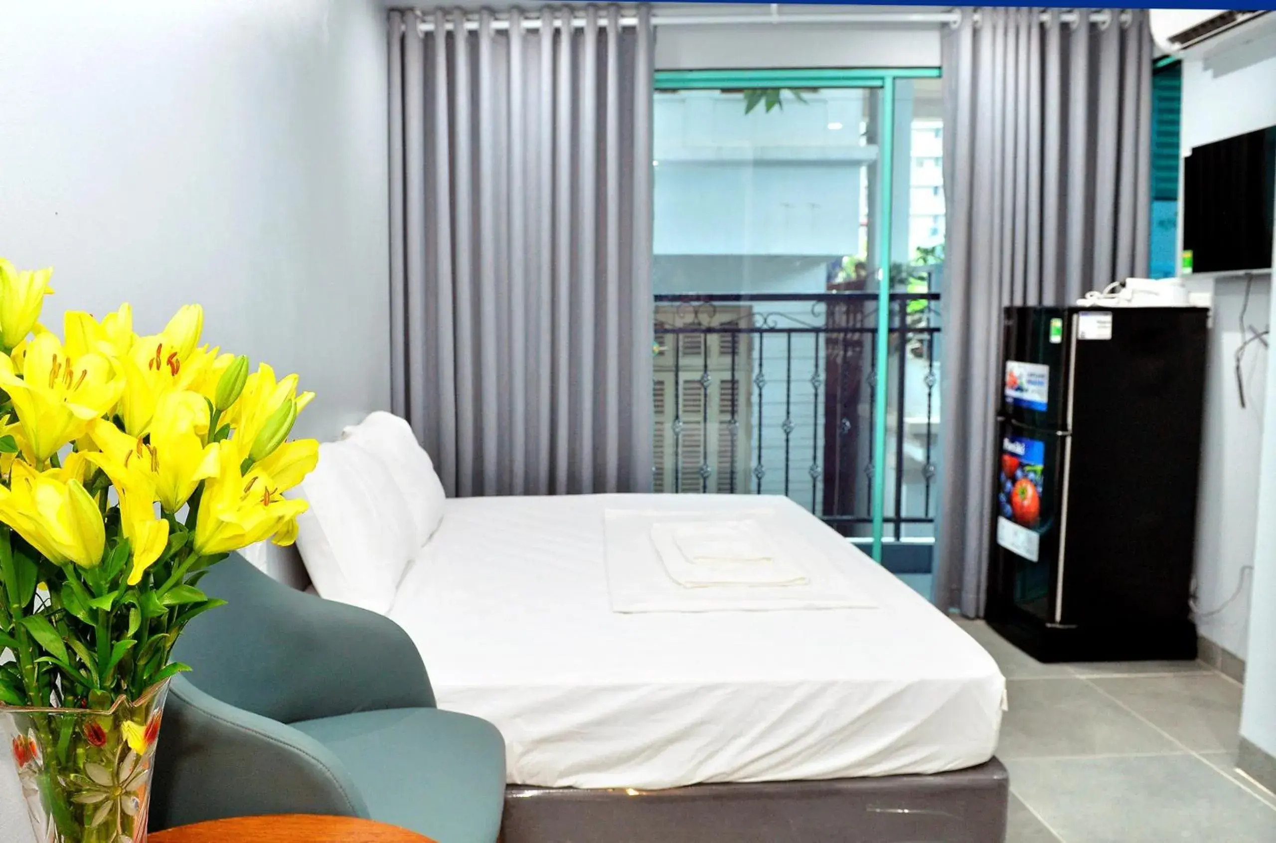 Balcony/Terrace, Bed in Era Apartment Cat Linh Balcony/Terrace, Bed in Era Apartment Cat Linh