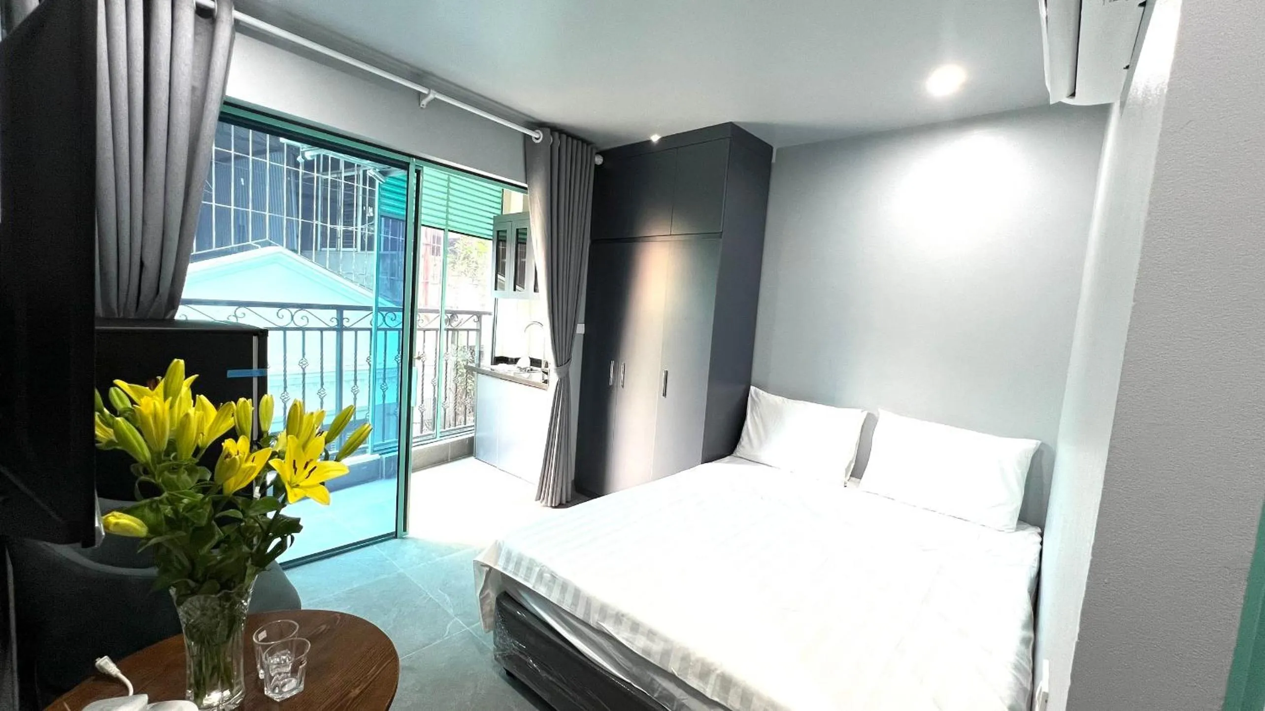 View (from property/room), Bed in Era Apartment Cat Linh