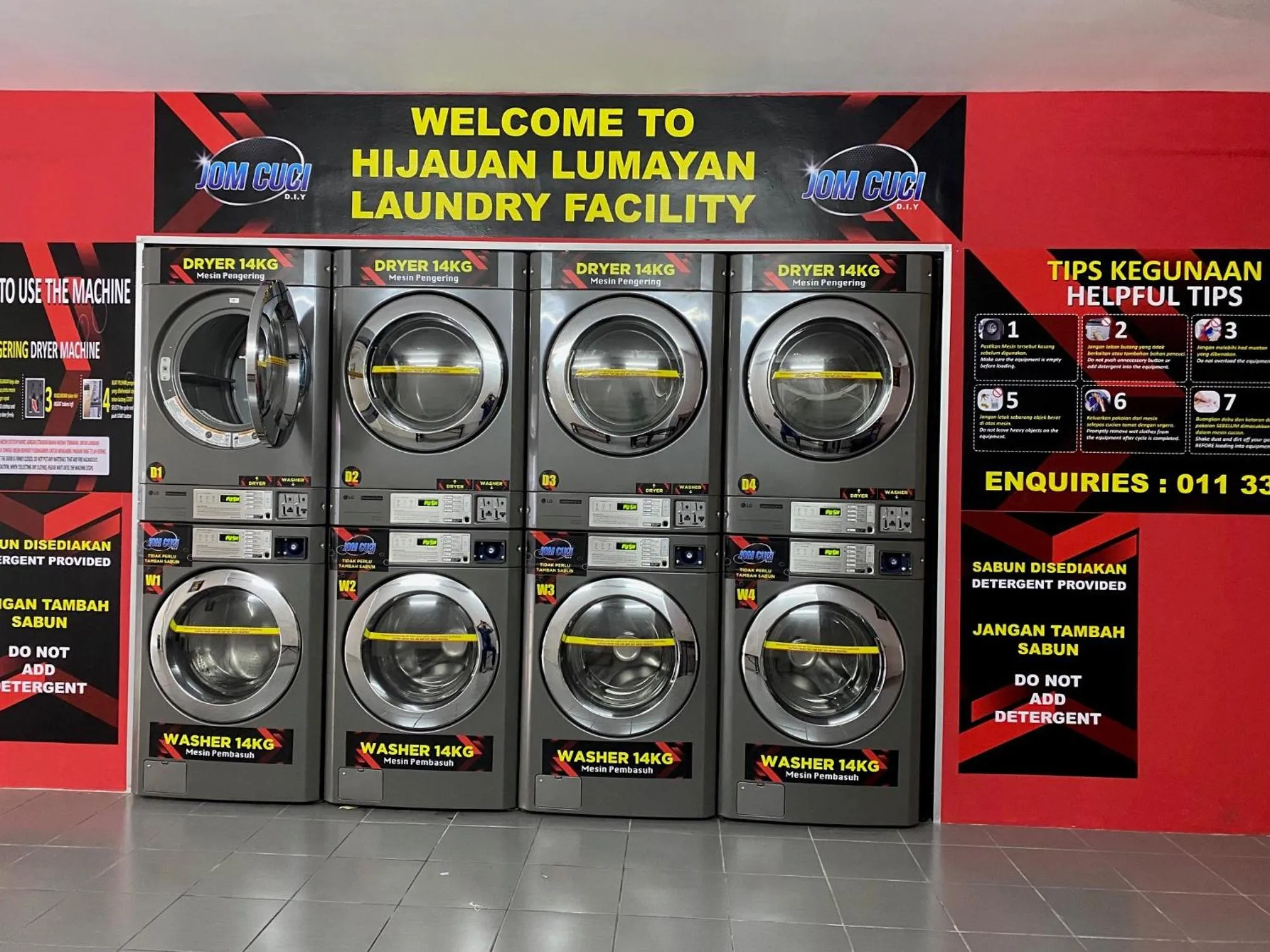 laundry in The Comfy Stay