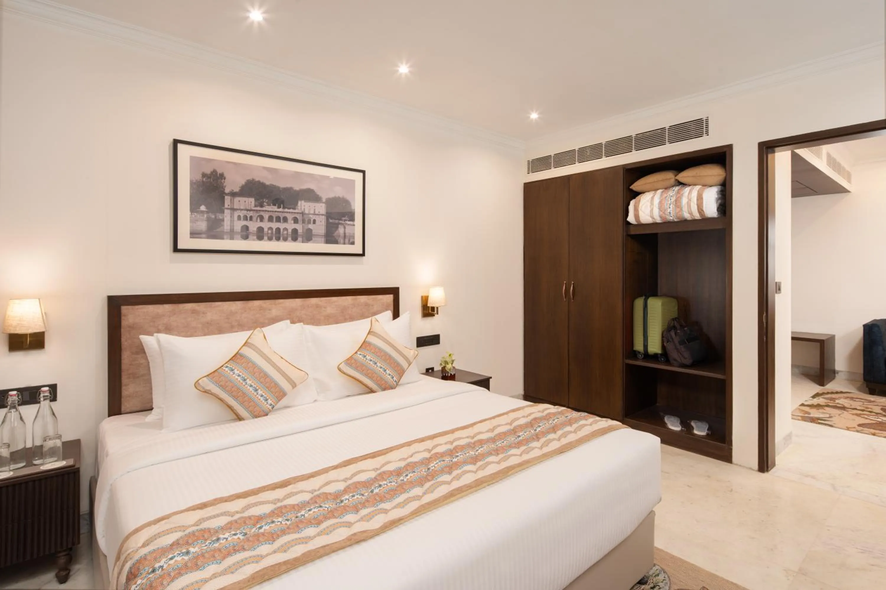 Bedroom, Bed in Brij Eternity, Vrindavan By Leisure Hotels