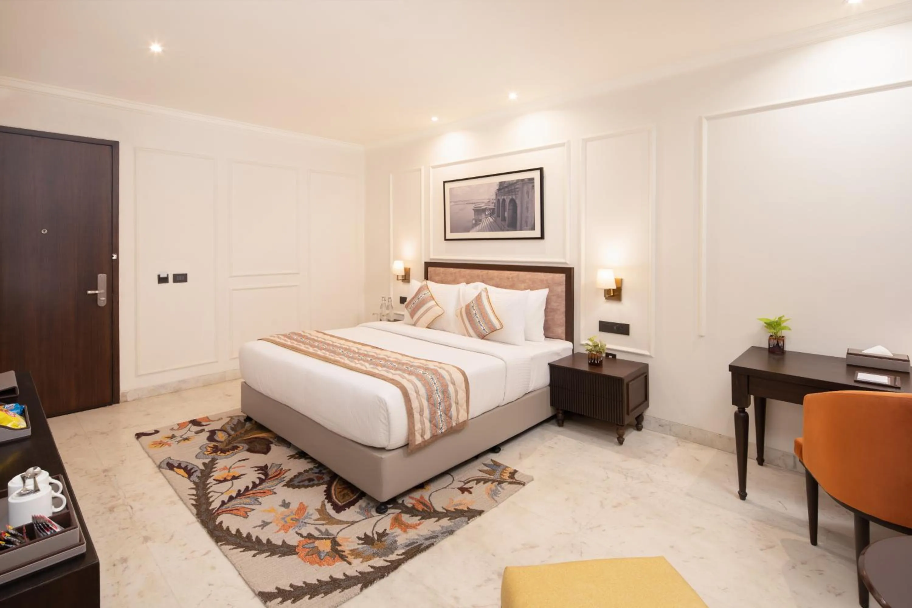 Bedroom, Bed in Brij Eternity, Vrindavan By Leisure Hotels