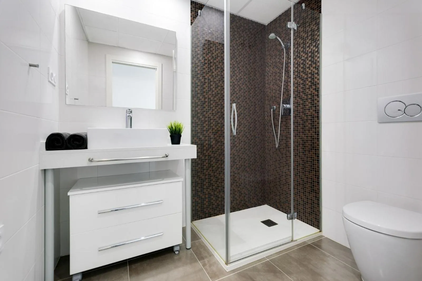 Bathroom in Sea Senses by Elvira Home, Sea View, AQ-114