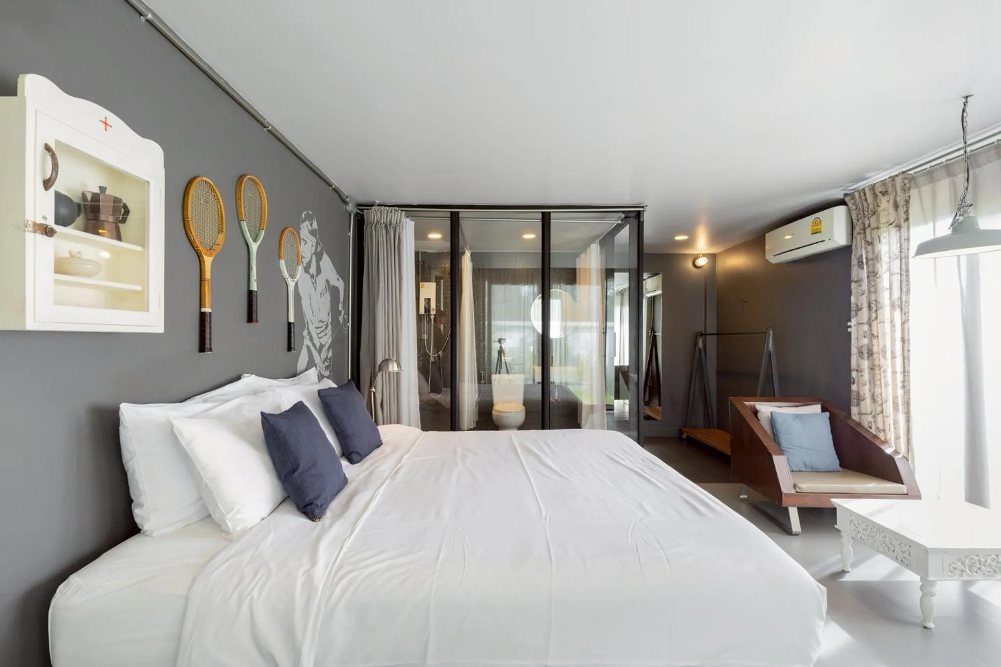 Bed in Pyur Otel by Ombra House