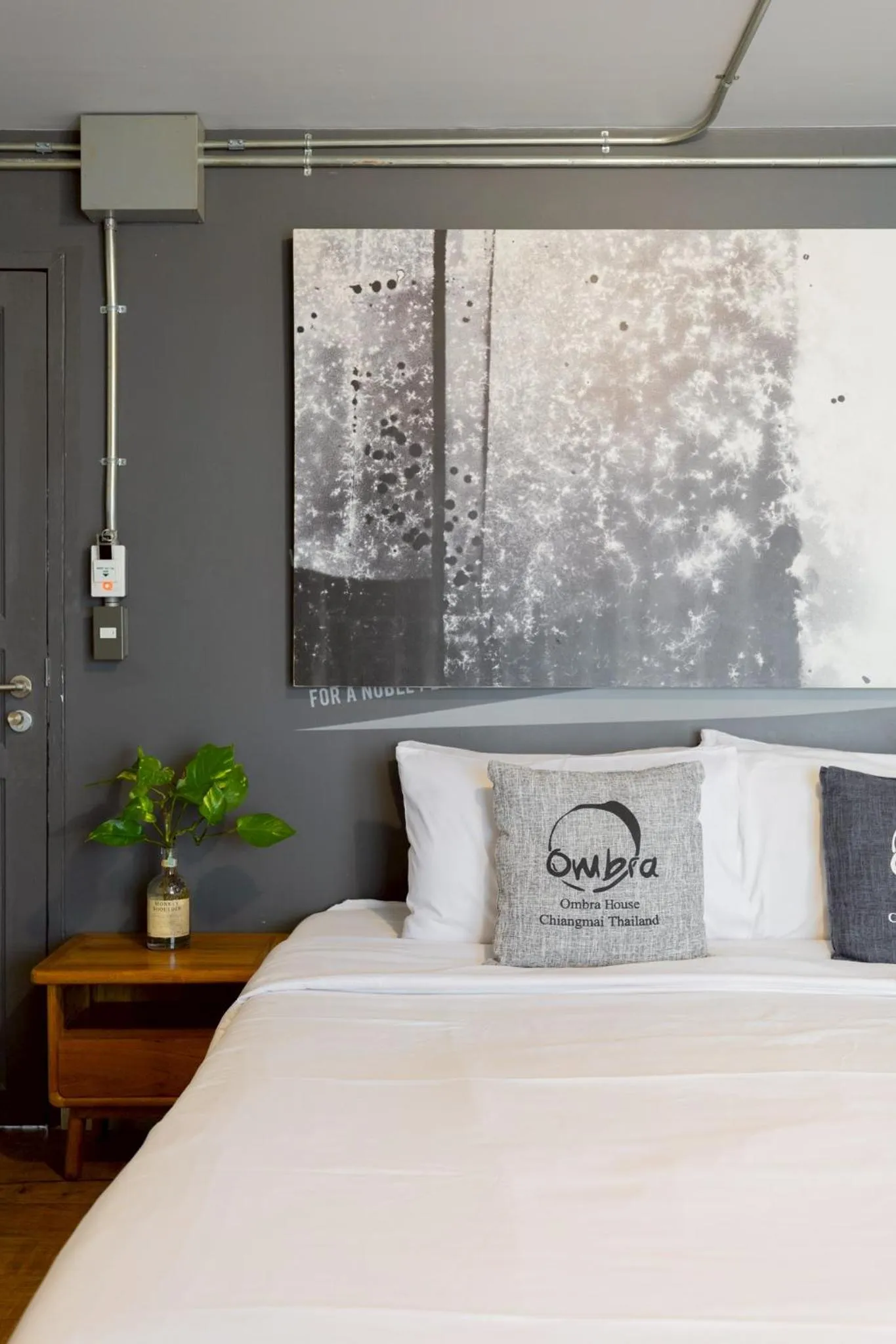 Bed in Pyur Otel by Ombra House