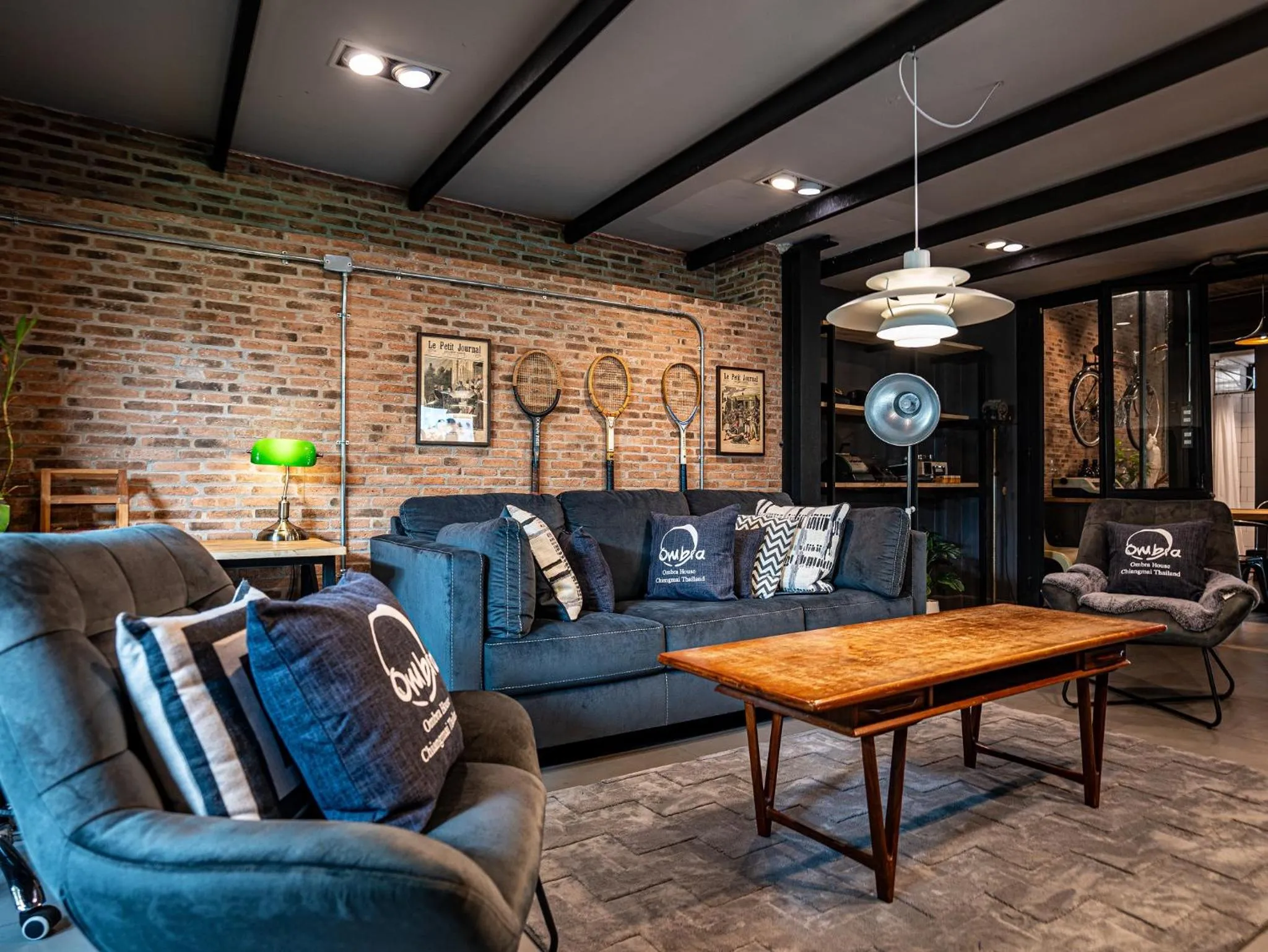 Living room in Pyur Otel by Ombra House