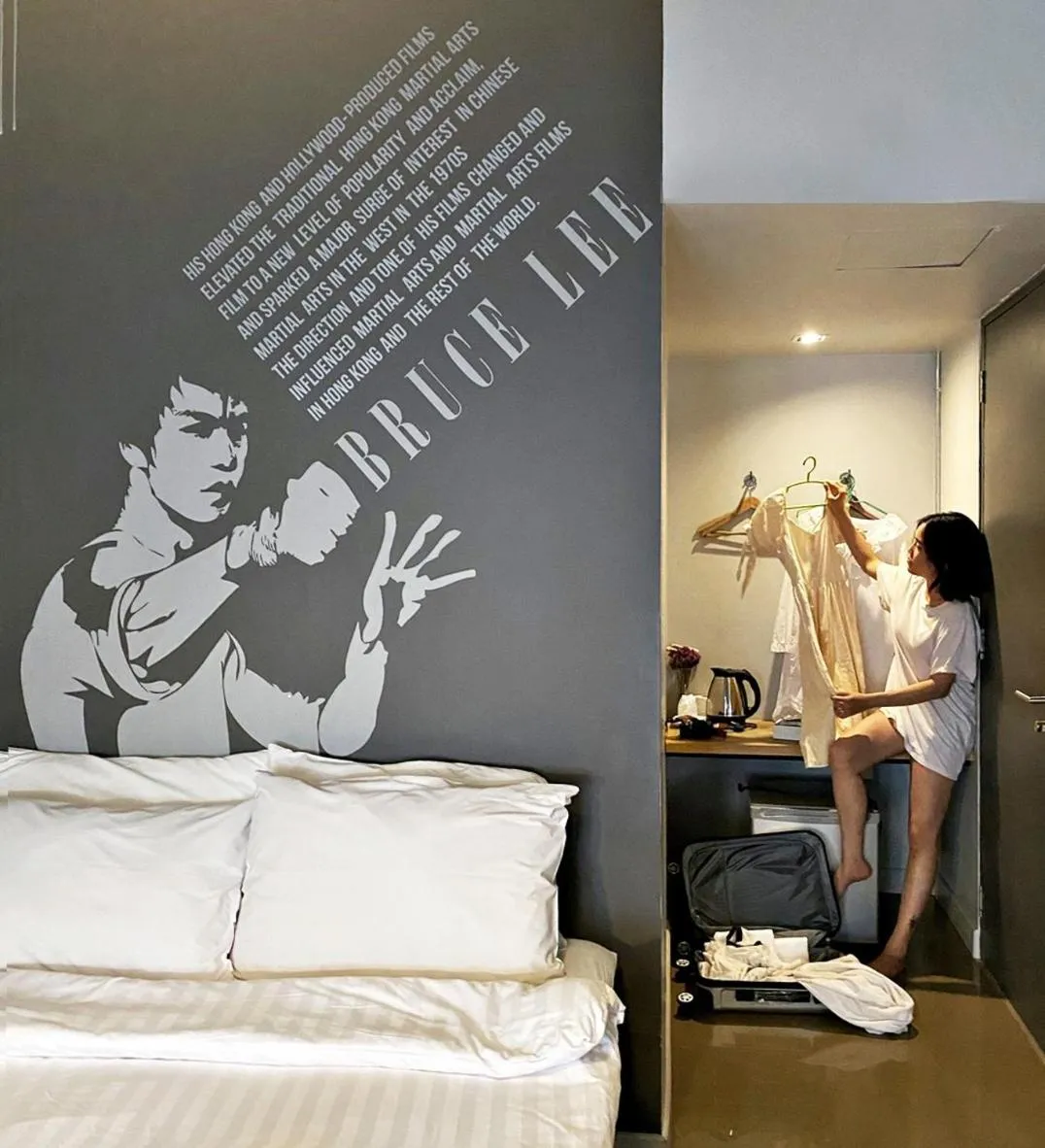 Bed in Pyur Otel by Ombra House