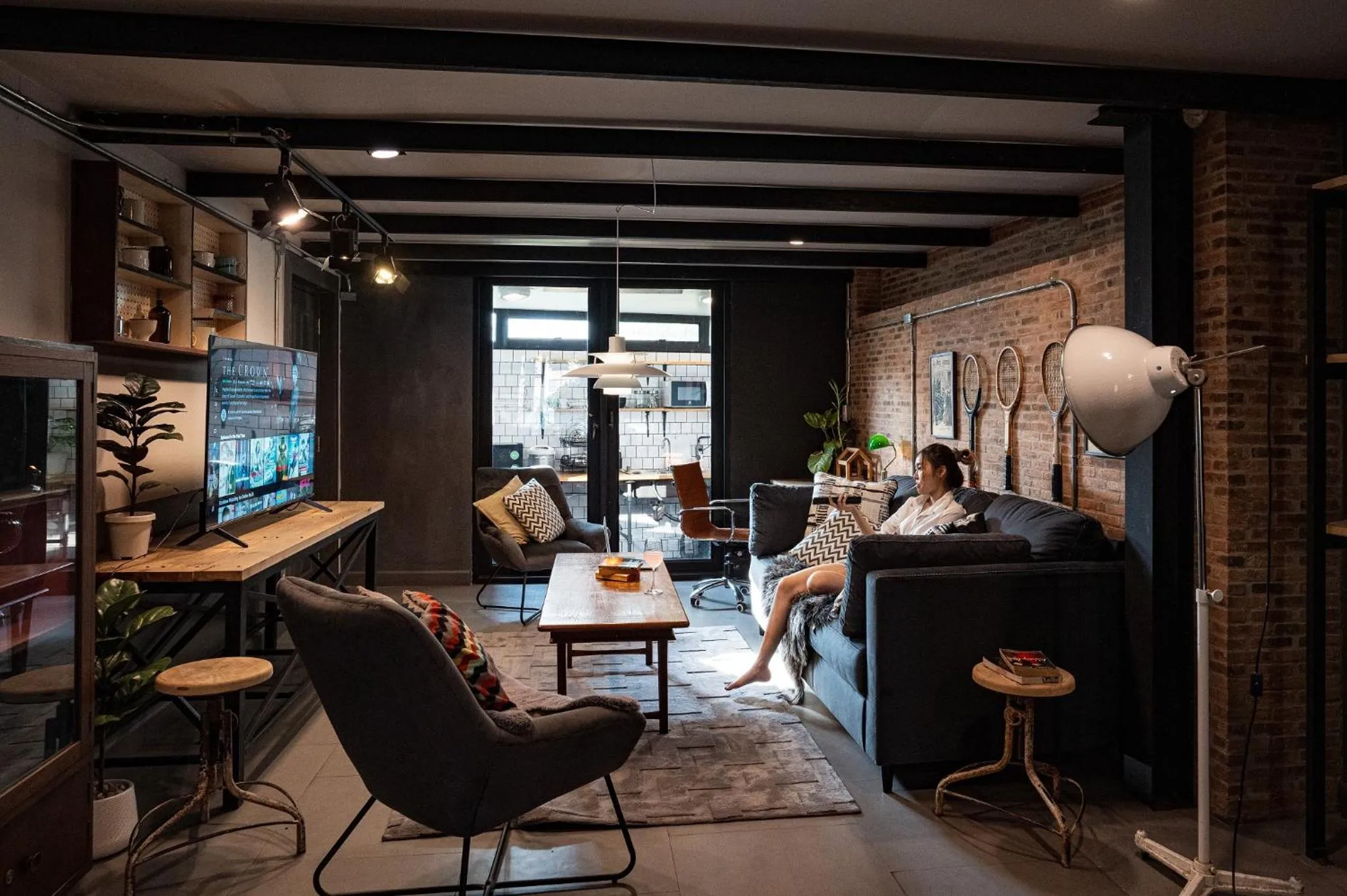 Living room in Pyur Otel by Ombra House