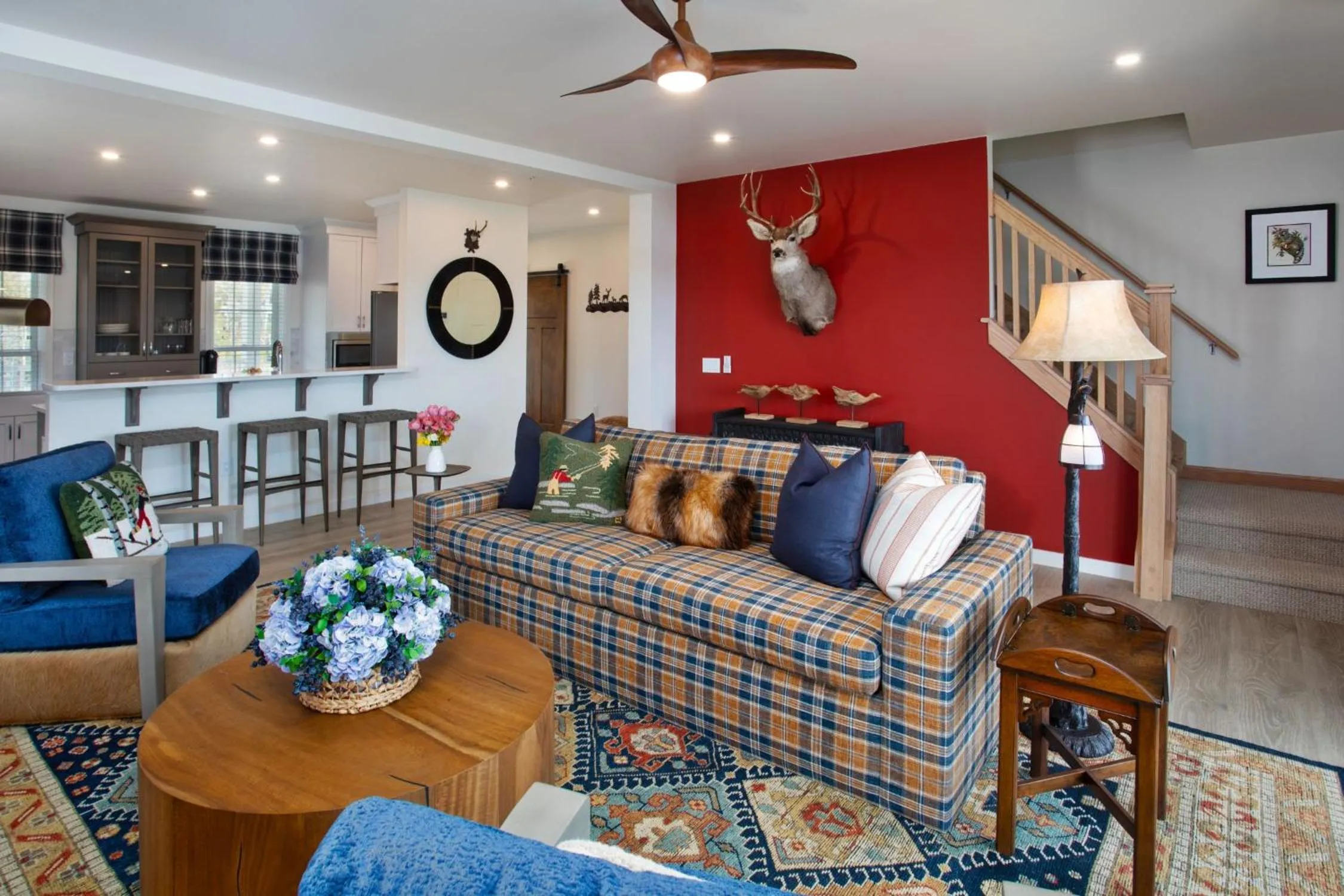 Seating area in The Inn at Stonecliffe