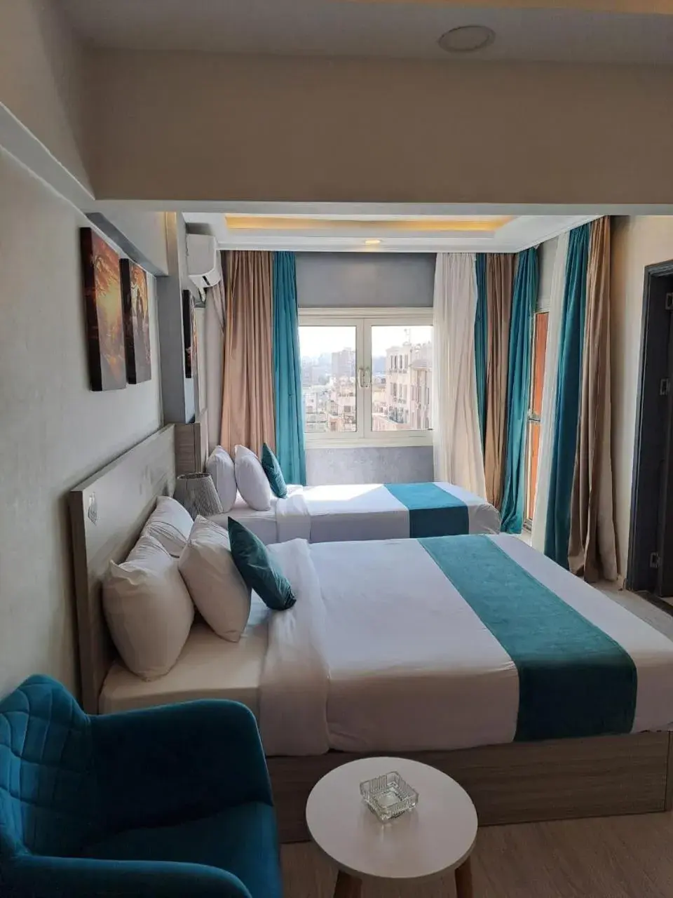 Bed in Mar Charbel Hotel Cairo Bed in Mar Charbel Hotel Cairo